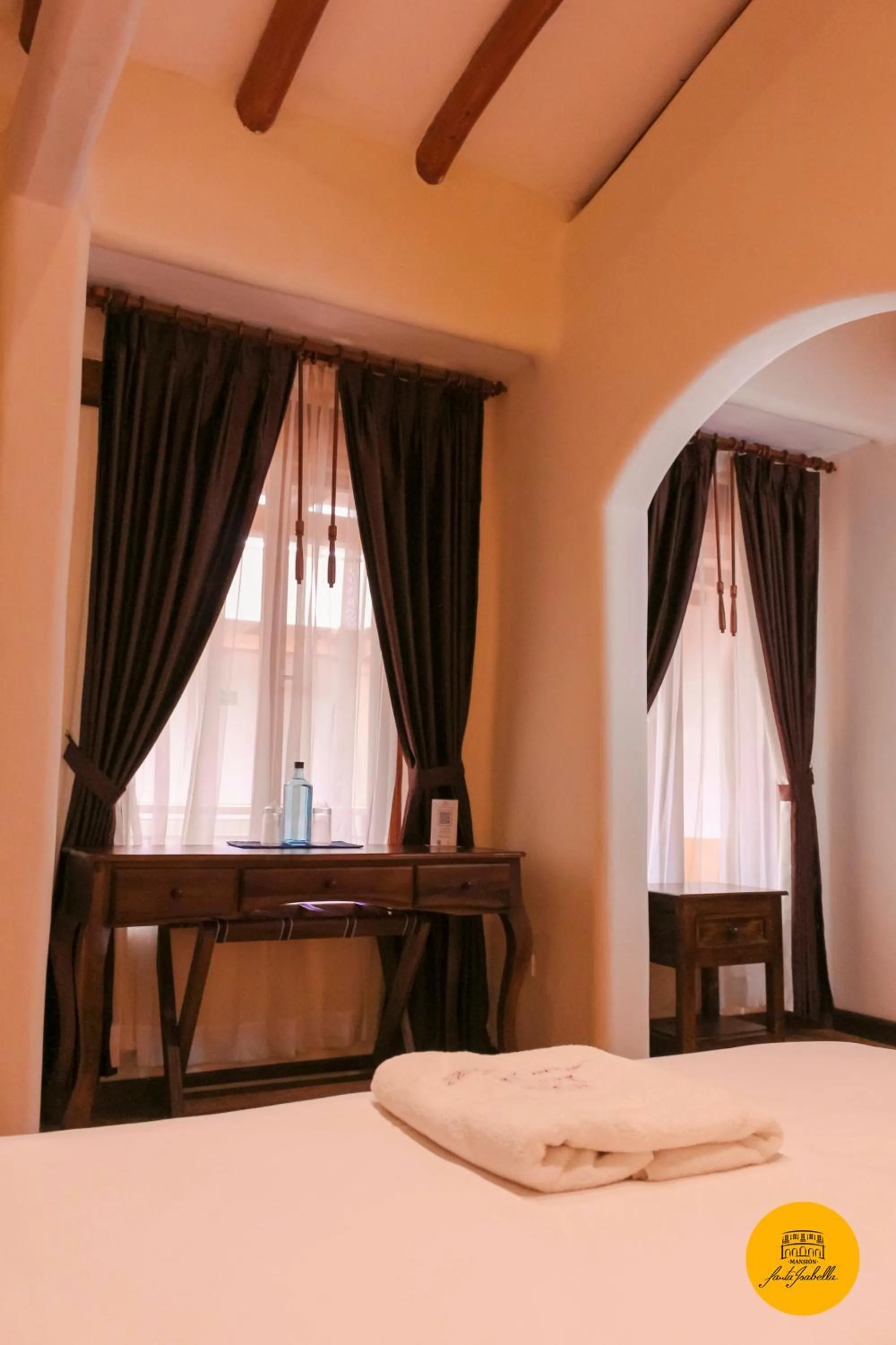 Bed in Hotel Spa Mansion Santa Isabella