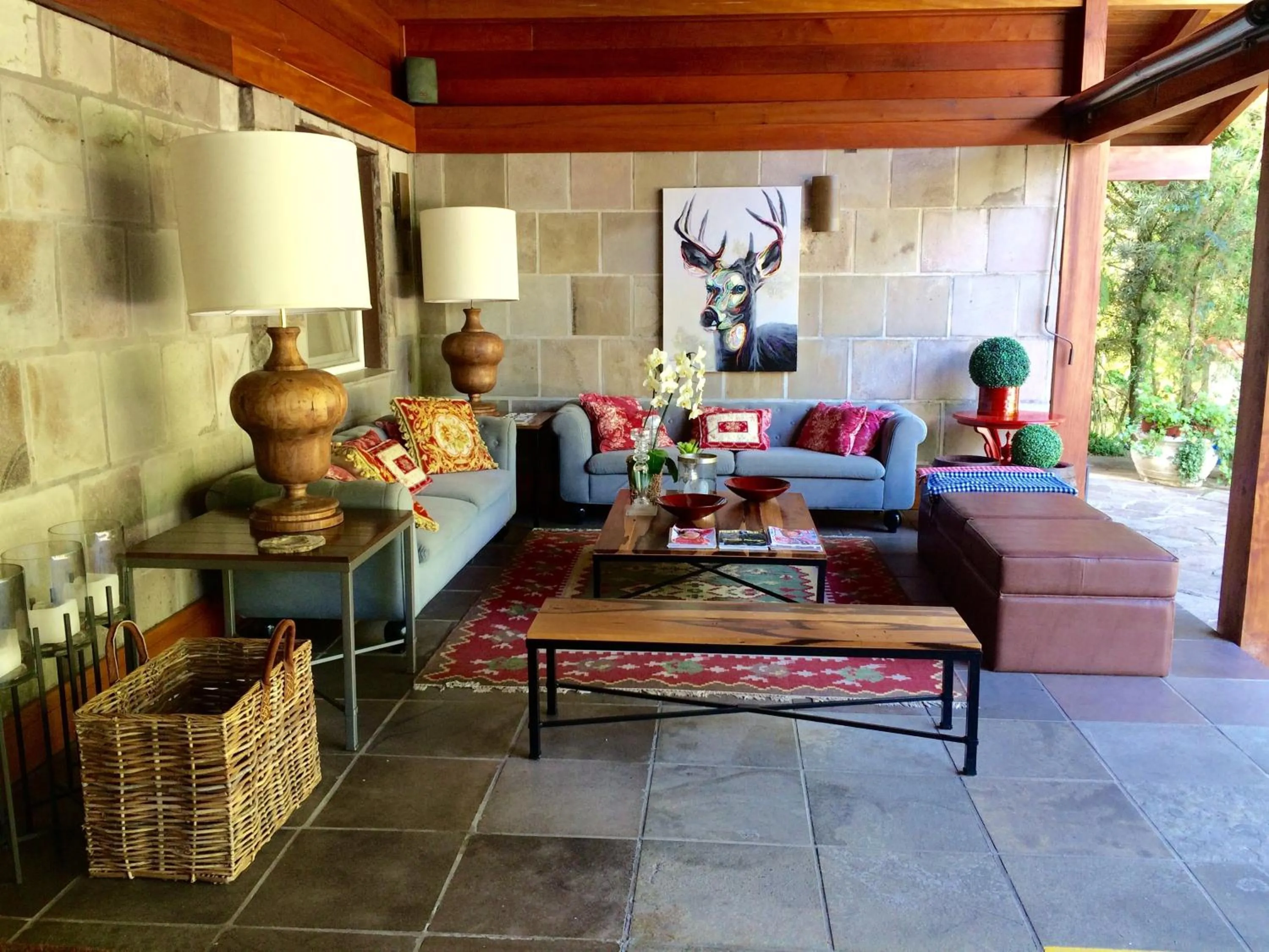 Lobby or reception in Hotel Estalagem St. Hubertus