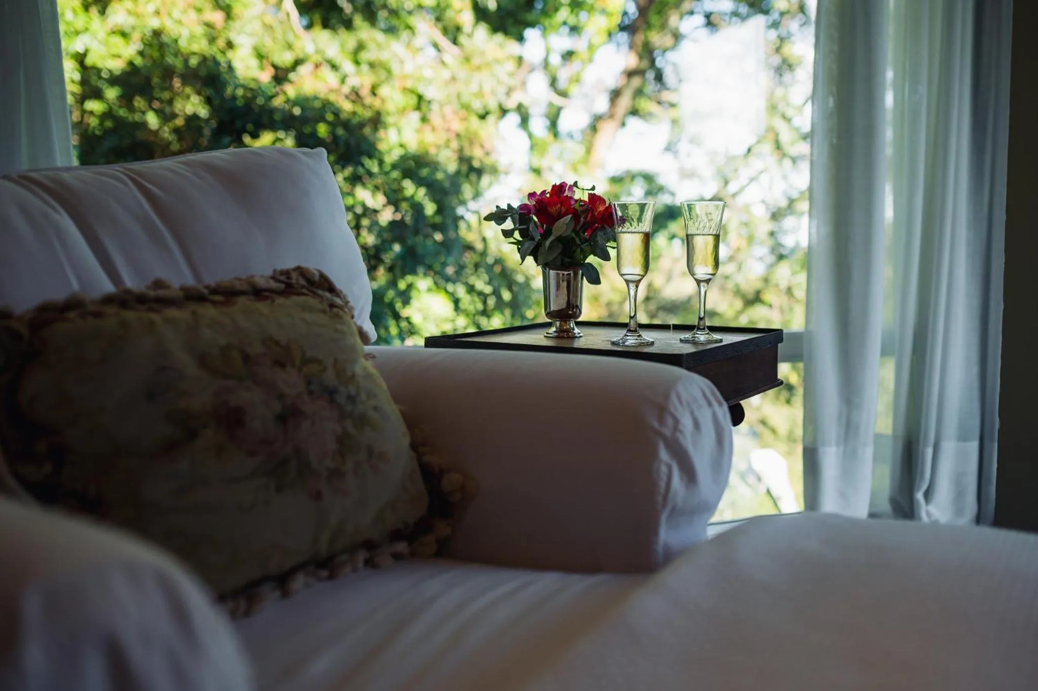 Decorative detail, Bed in Hotel Estalagem St. Hubertus