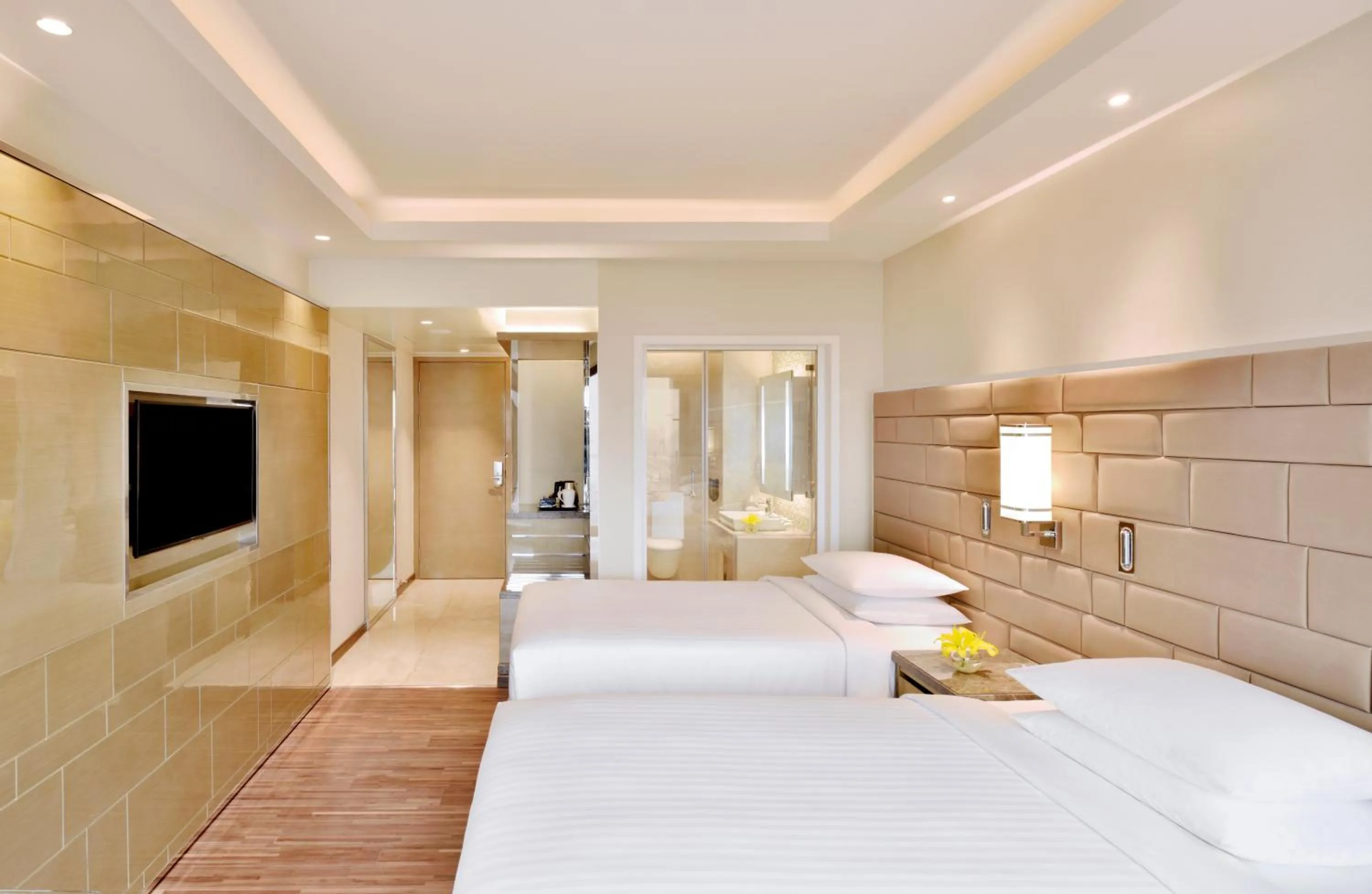 TV and multimedia, Bed in Courtyard by Marriott Bengaluru Hebbal