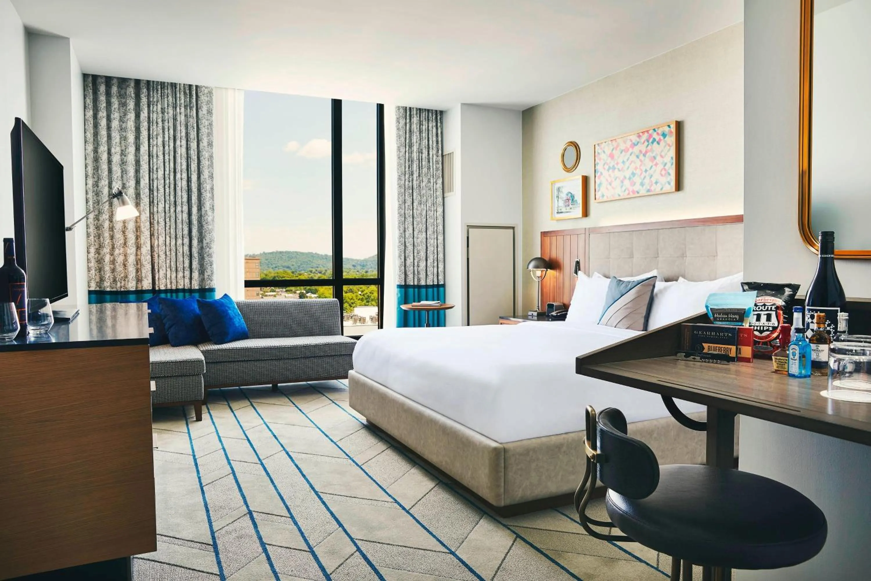 Photo of the whole room, Bed in The Draftsman, Autograph Collection