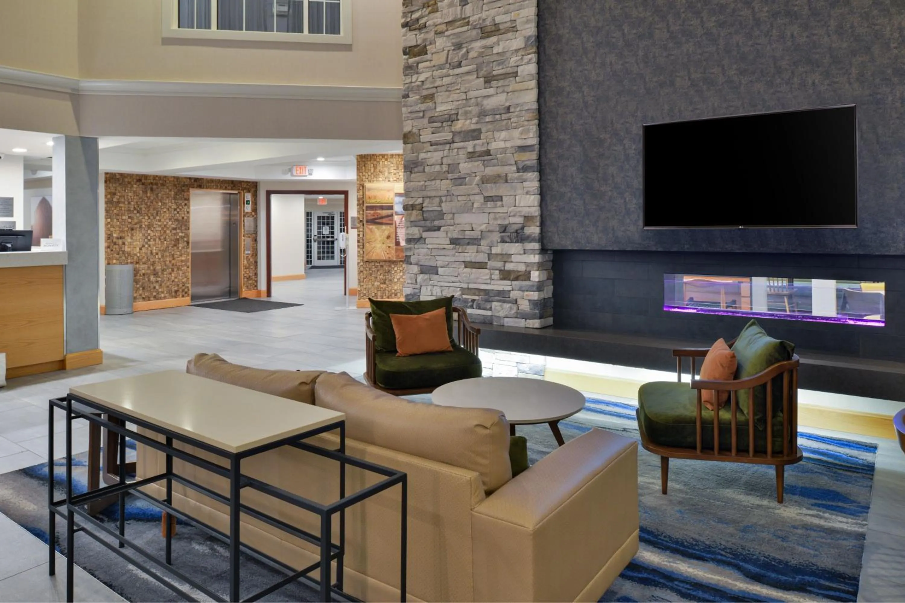 Lobby or reception in Fairfield Inn & Suites Goshen Middletown