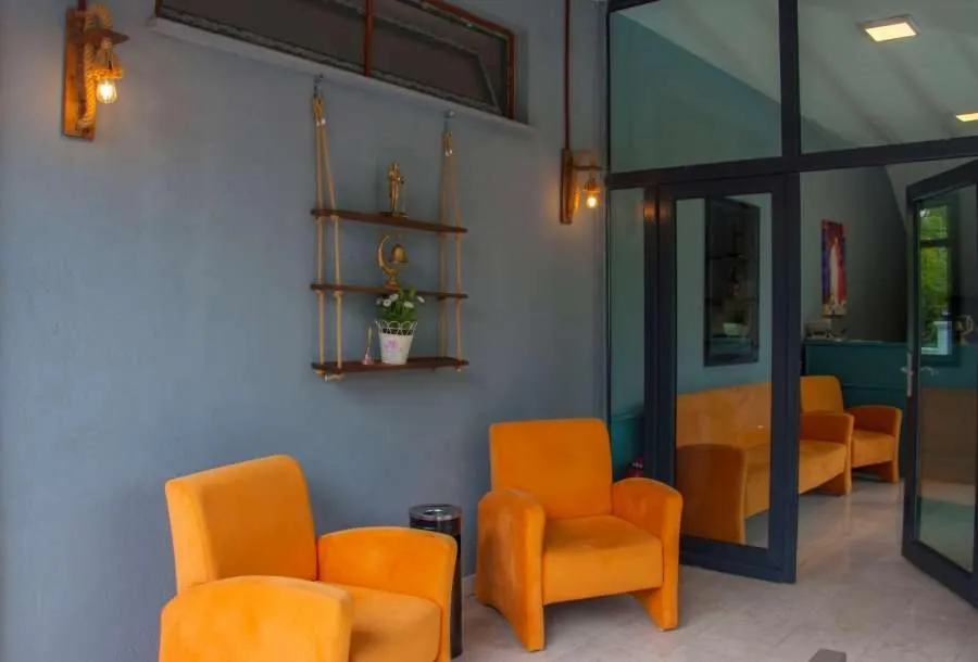 Seating area in Room Room Motel