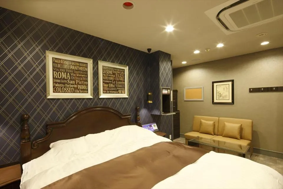 Bed in Hotel Waltz Okazaki (Adult Only)