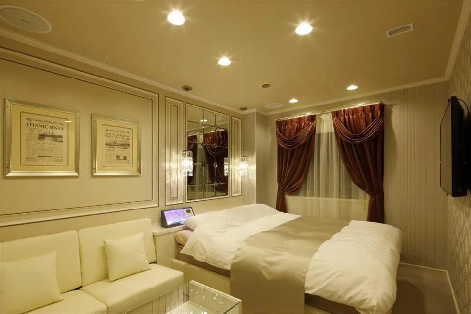 Bed in Hotel Waltz Okazaki (Adult Only)