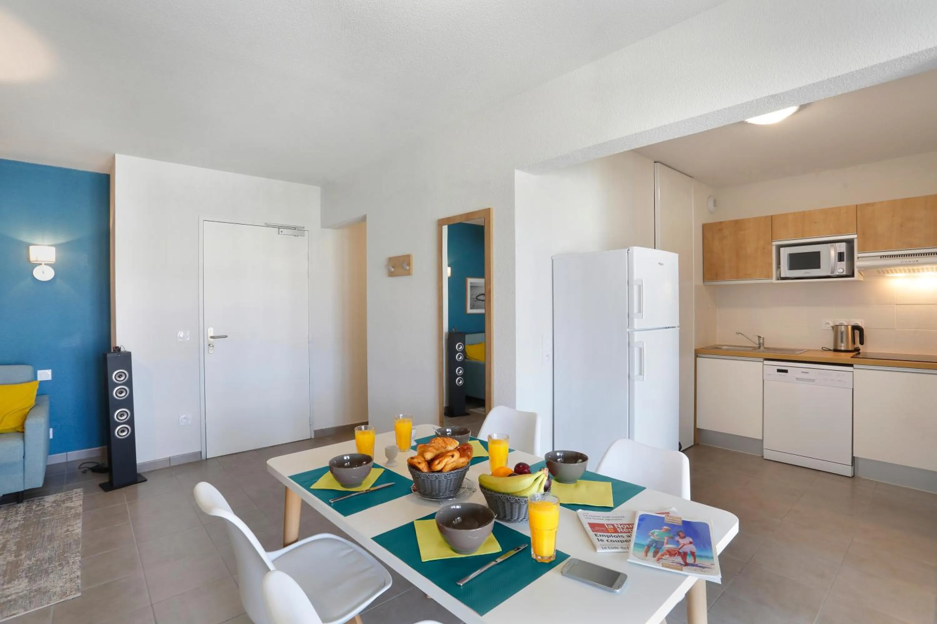 Kitchen or kitchenette in Résidence Néméa Le Marché de la Plage