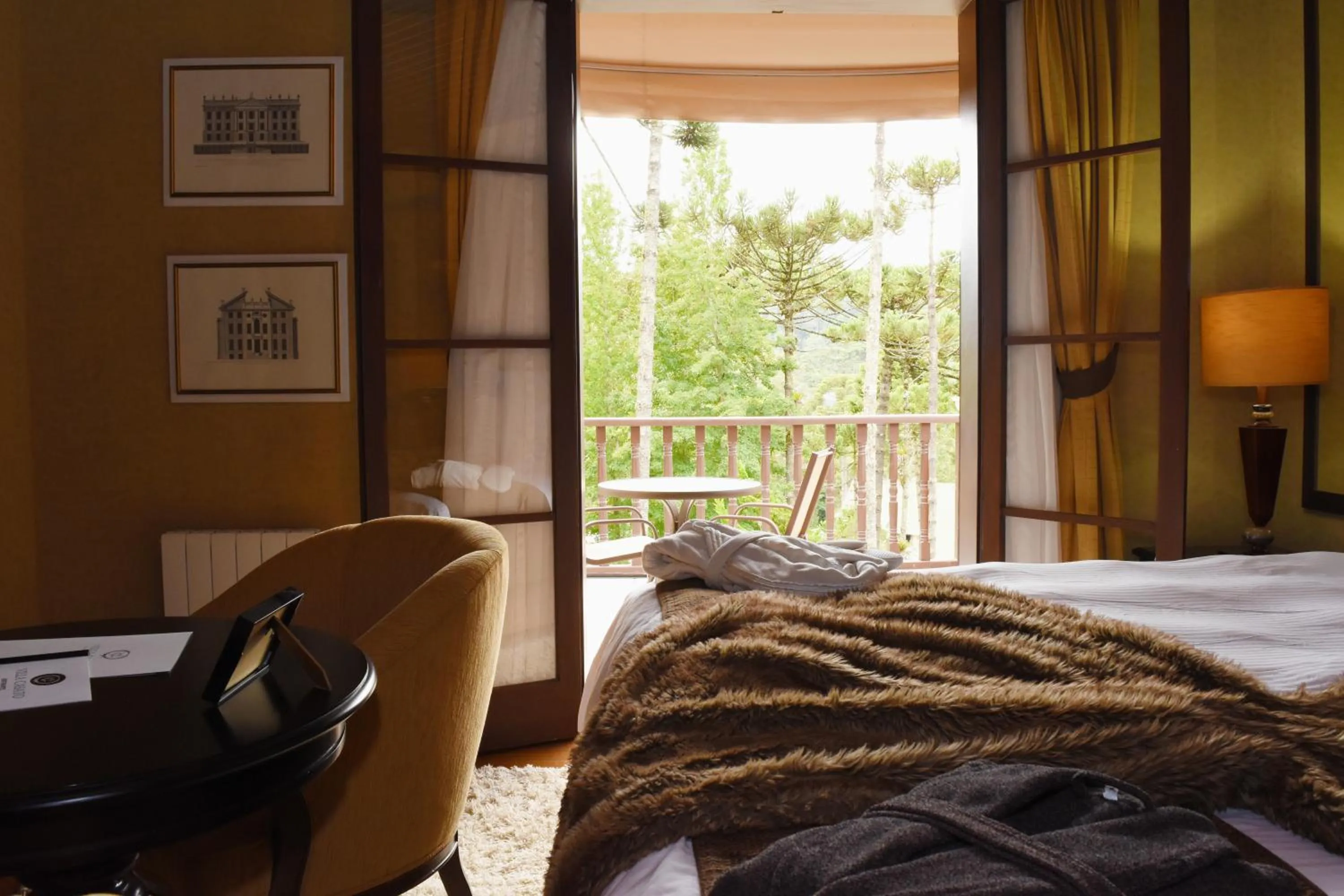 Balcony/Terrace, Bed in Villa Casato Residenza Boutique