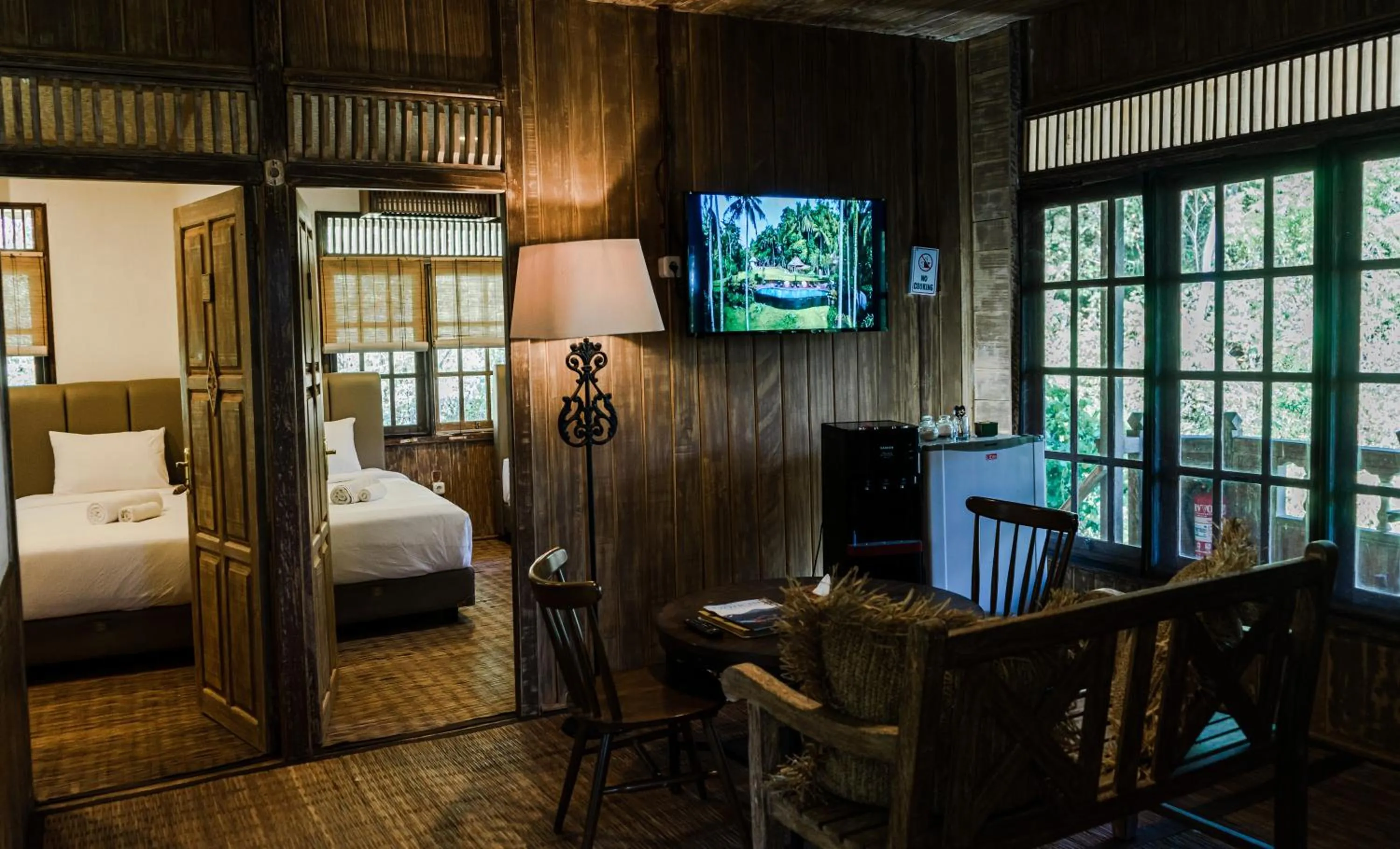 Bed in Menjangan Ecolodge - CHSE Certified