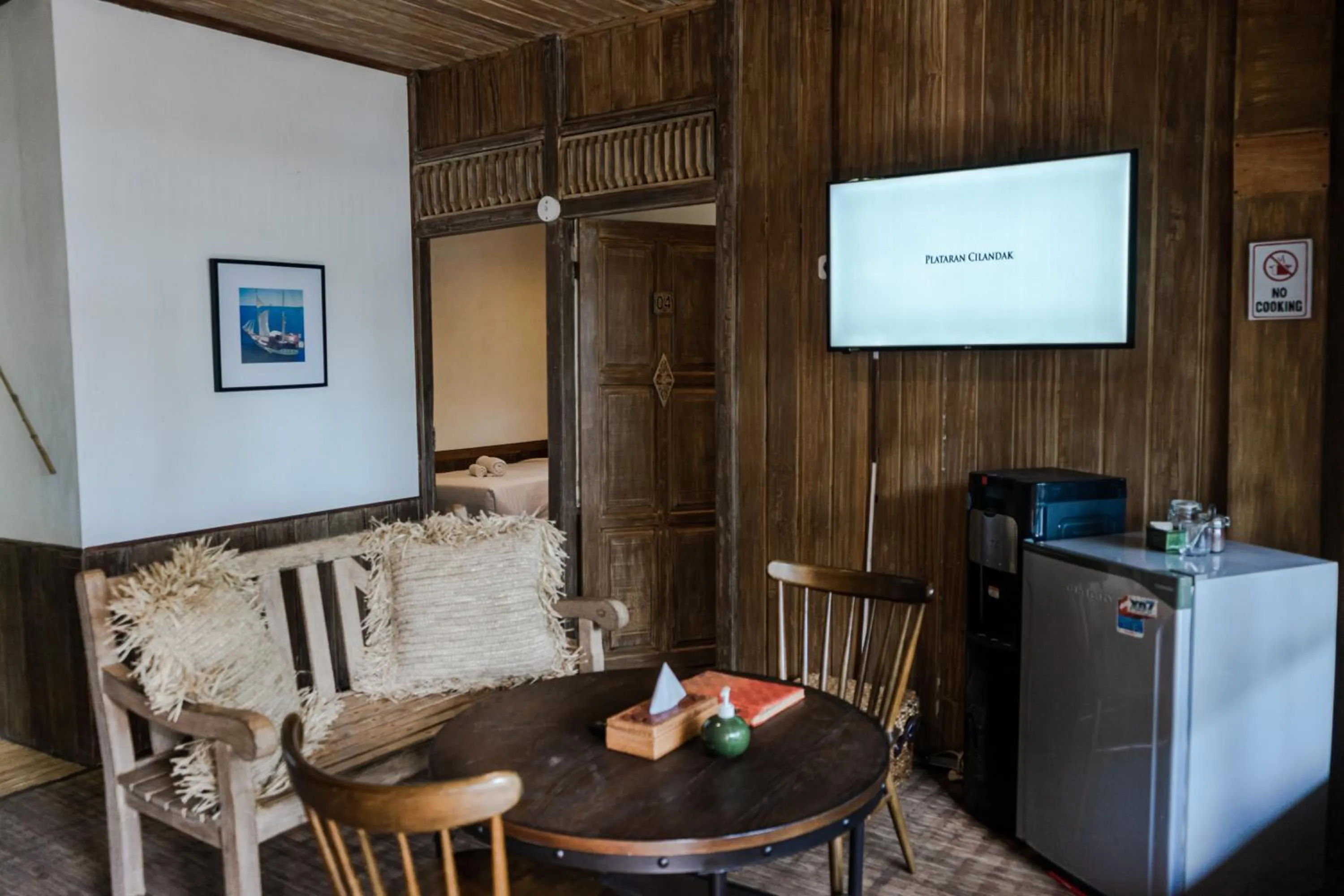 Living room in Menjangan Ecolodge - CHSE Certified