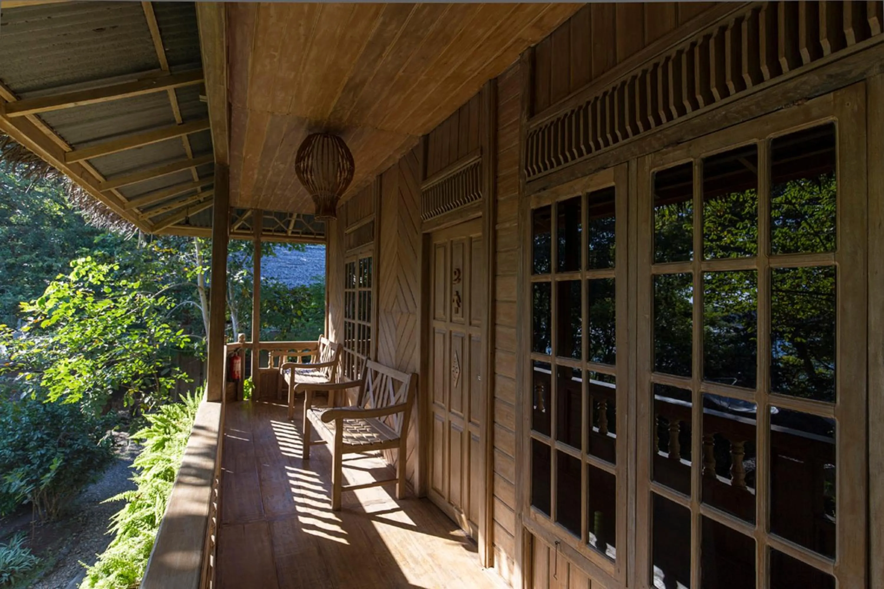 Seating area in Menjangan Ecolodge - CHSE Certified