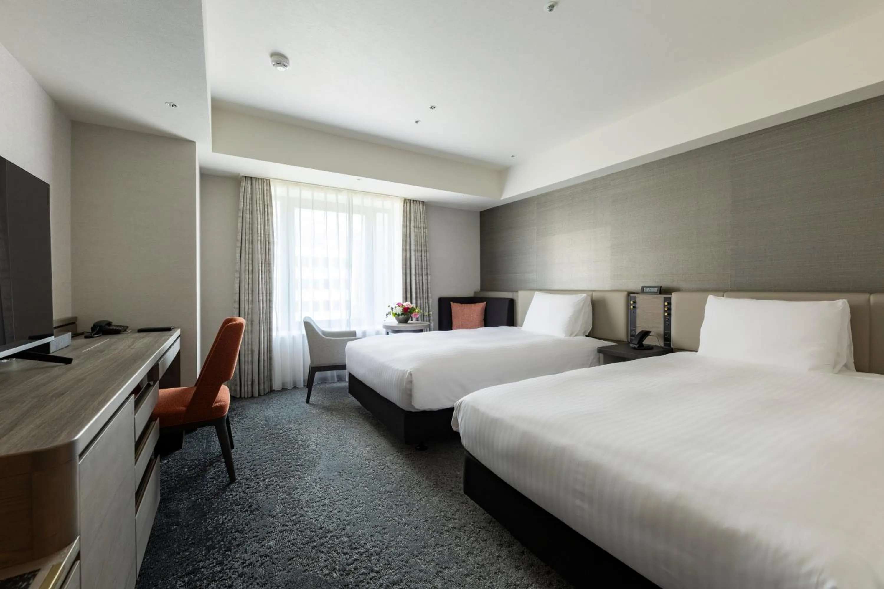 Bed in Hotel Nikko Fukuoka