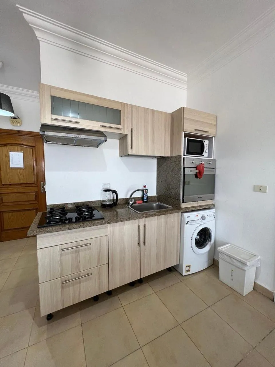 washing machine in Lilly Apartments