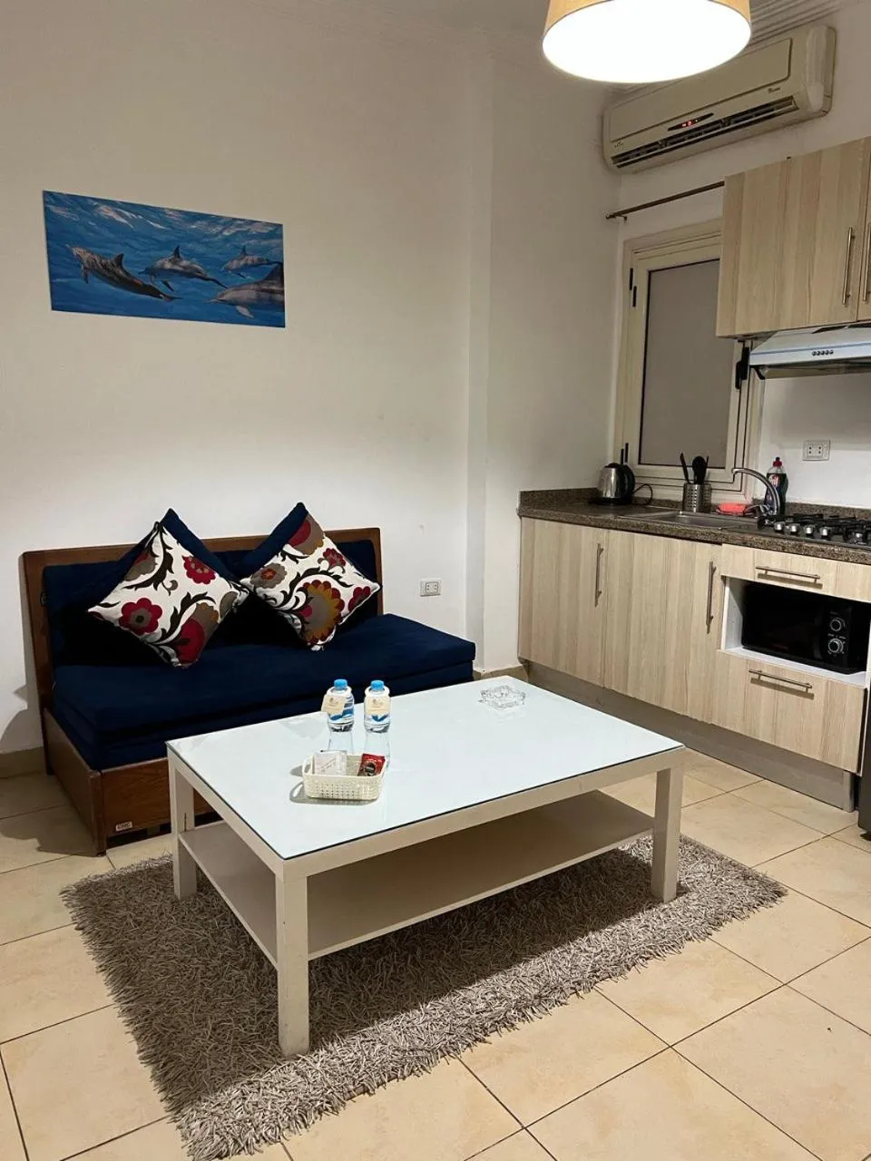 Living room in Lilly Apartments