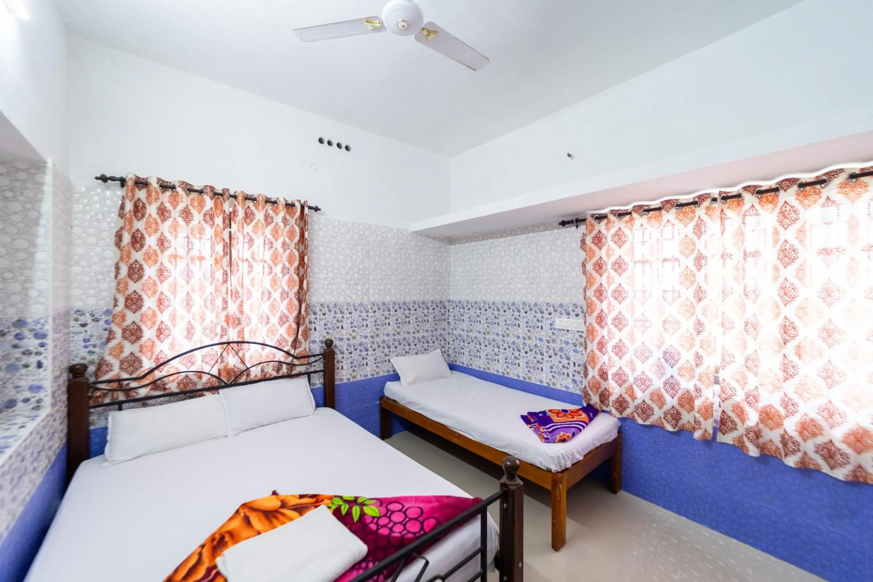 Bedroom, Bed in Sri Nandha Luxury Comforts