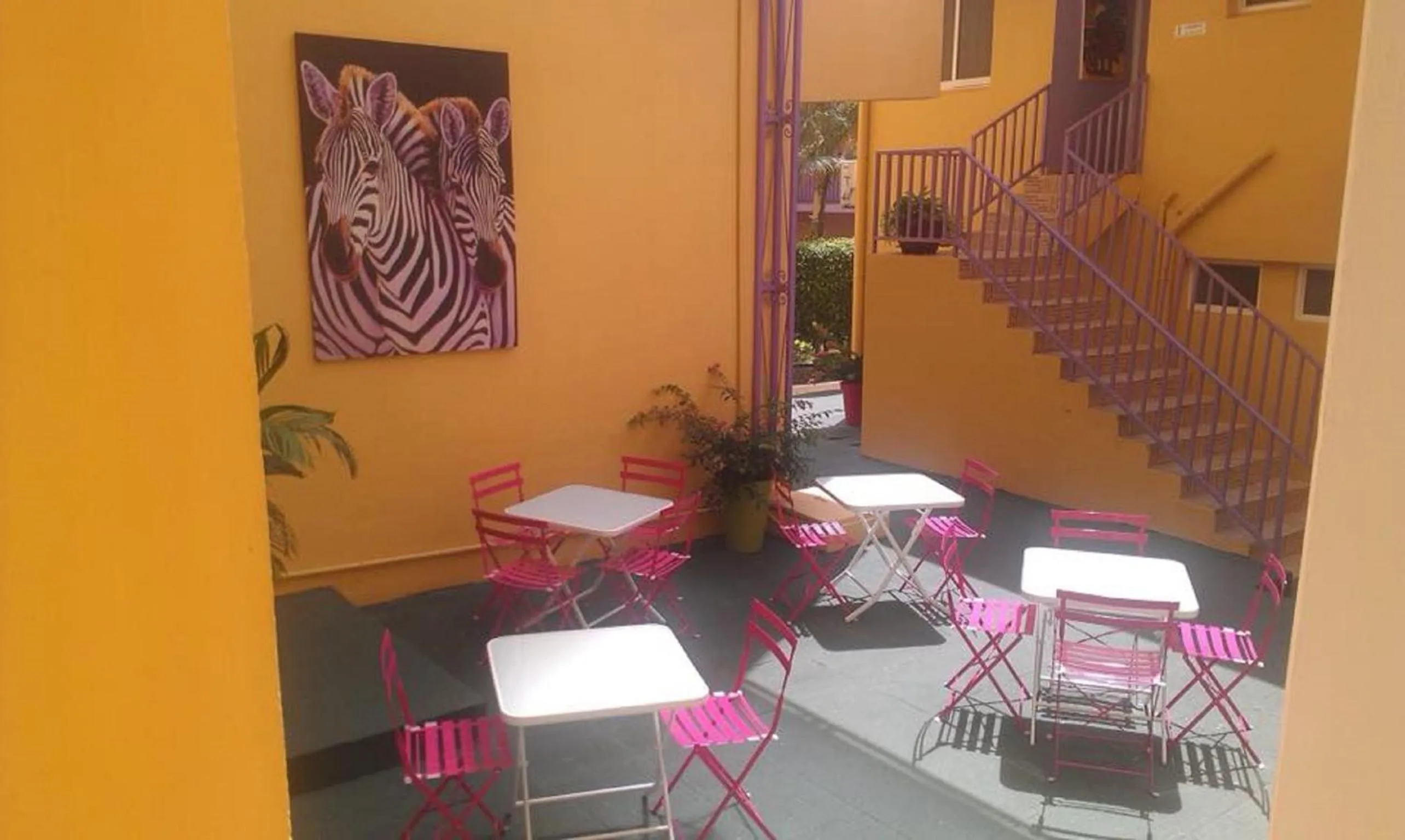 Patio in Hotel Adagio