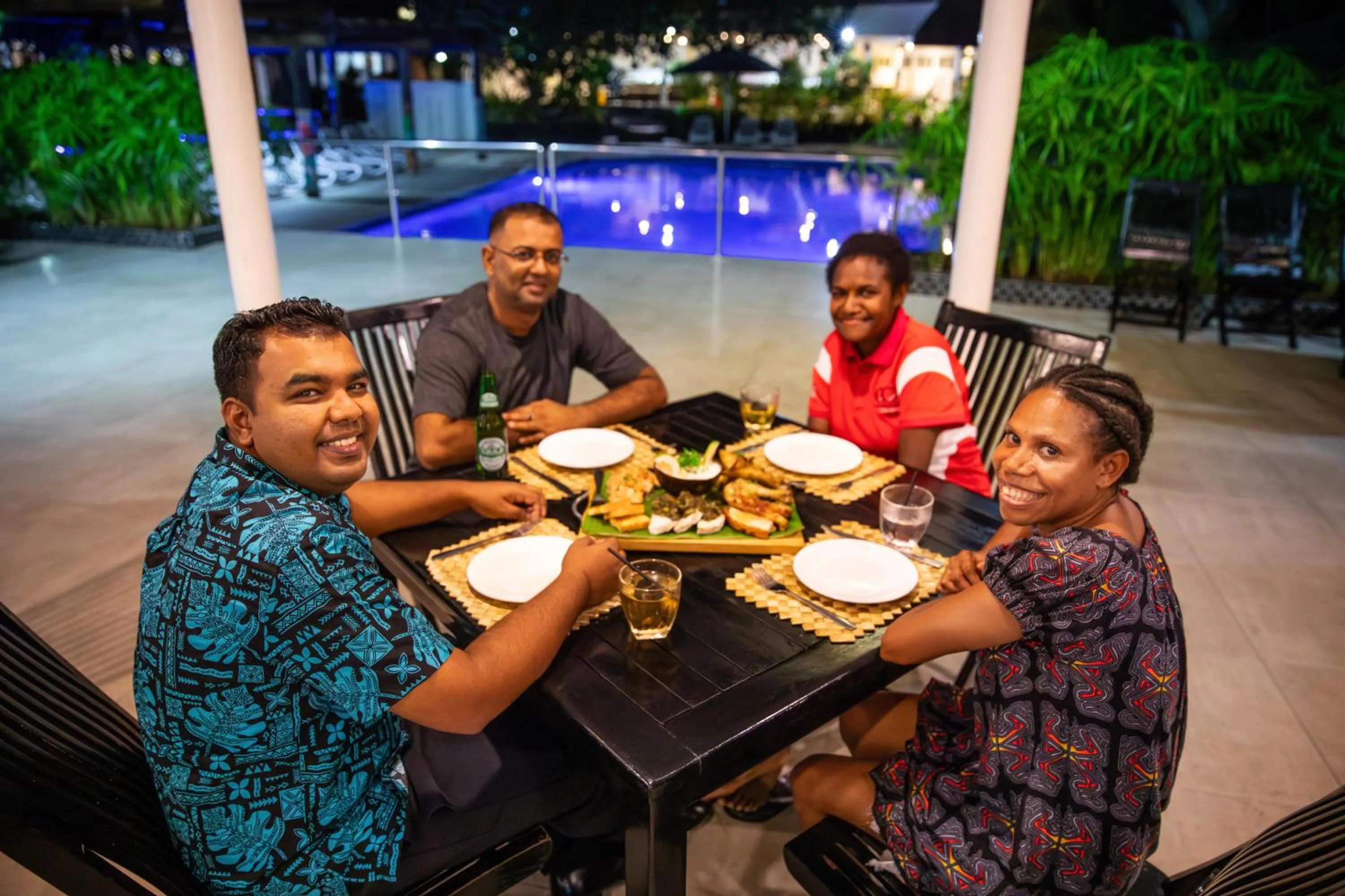 Dinner in Tanoa Tusitala Hotel