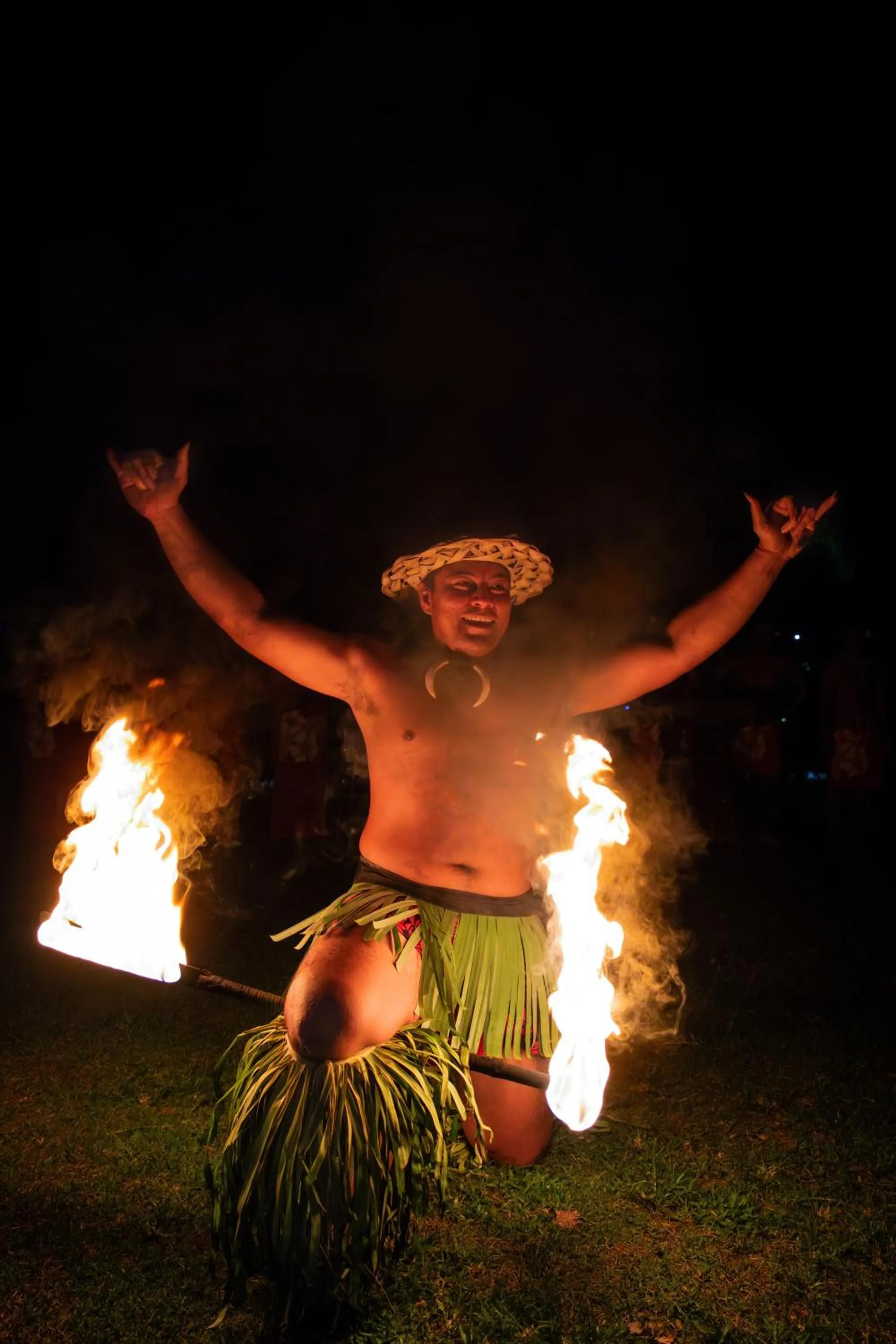 Evening entertainment in Tanoa Tusitala Hotel
