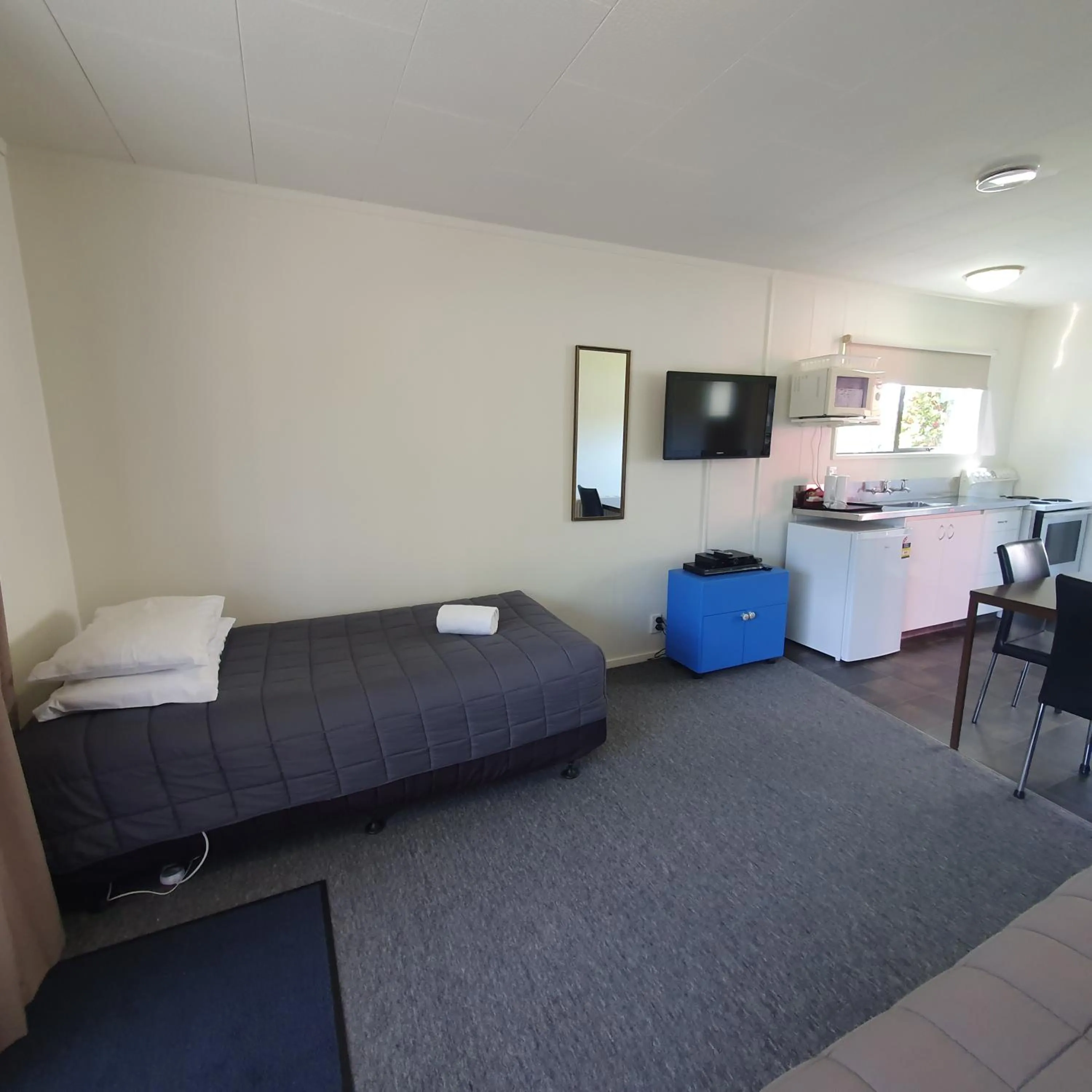 Bed in Ohakune Court Motel