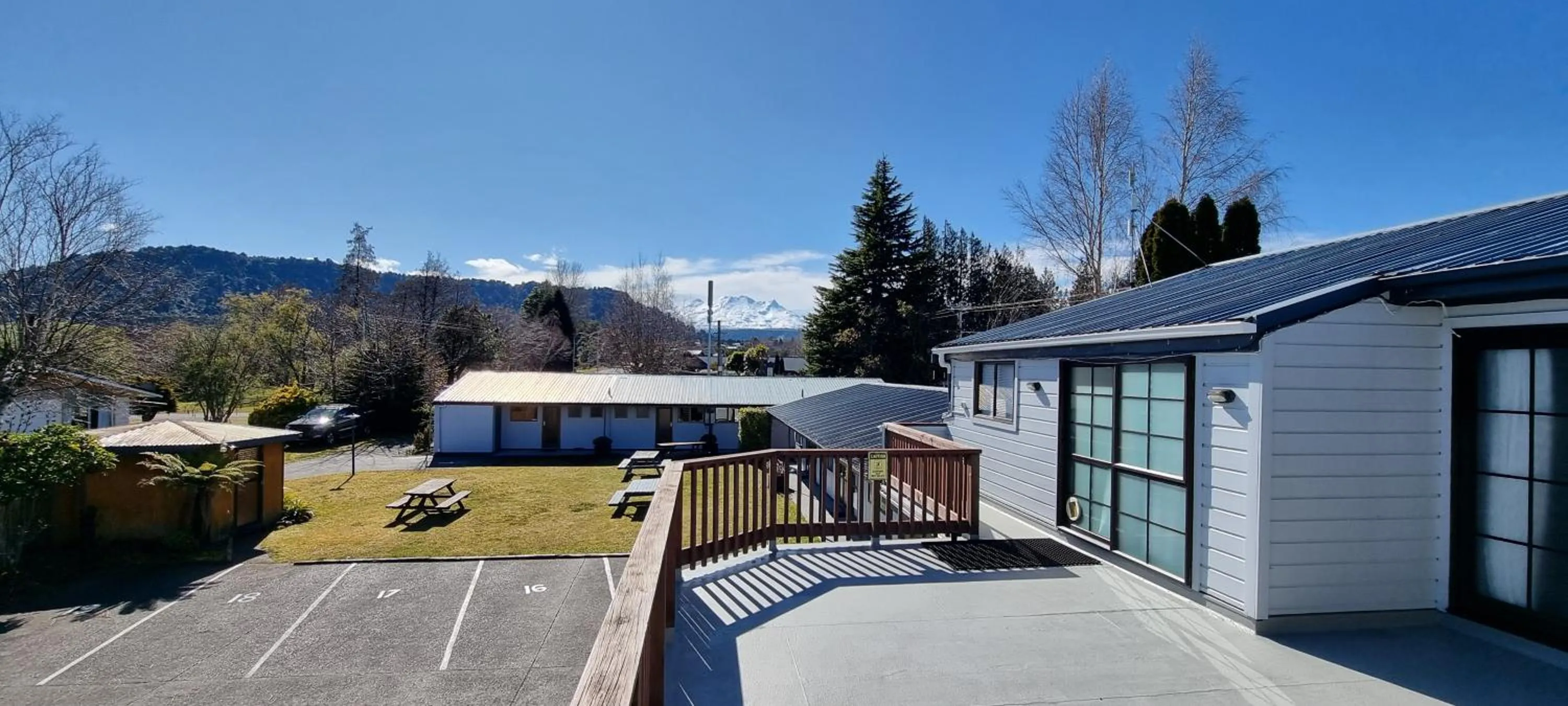 Property building in Ohakune Court Motel