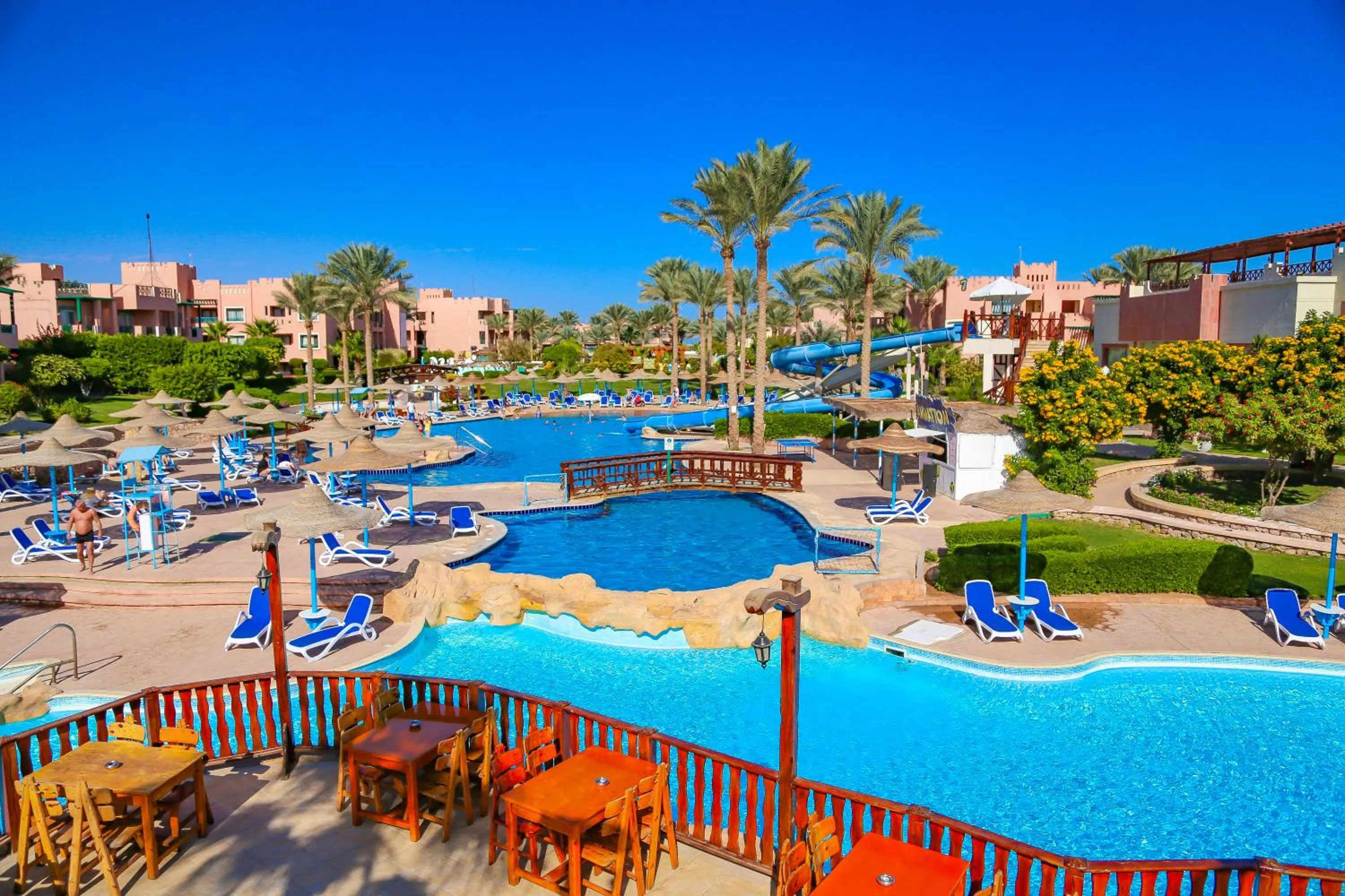 Pool view in Rehana Sharm Resort - Aquapark & Spa - Couples and Family Only -Premium Ultra All-Inclusive 24H