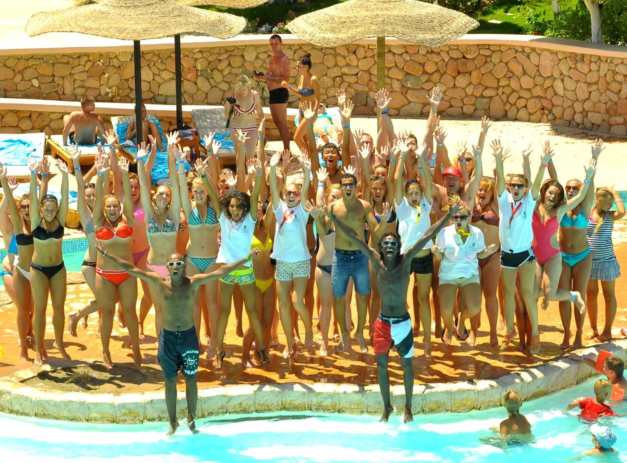 Pool view in Rehana Sharm Resort - Aquapark & Spa - Couples and Family Only -Premium Ultra All-Inclusive 24H