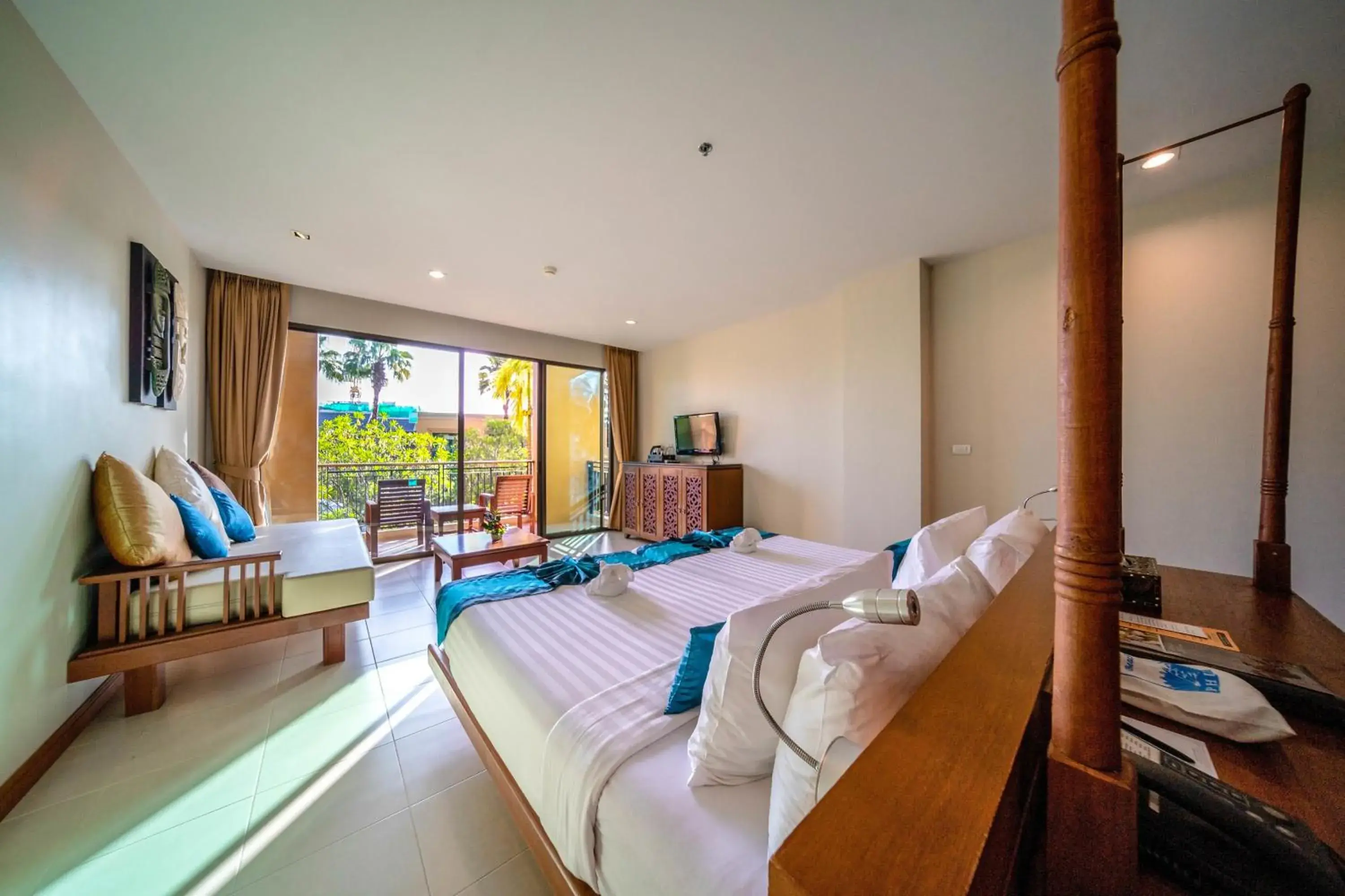Deluxe Double or Twin Room with Pool View in Rawai Palm Beach Resort - SHA Extra Plus Deluxe Double or Twin Room with Pool View in Rawai Palm Beach Resort - SHA Extra Plus