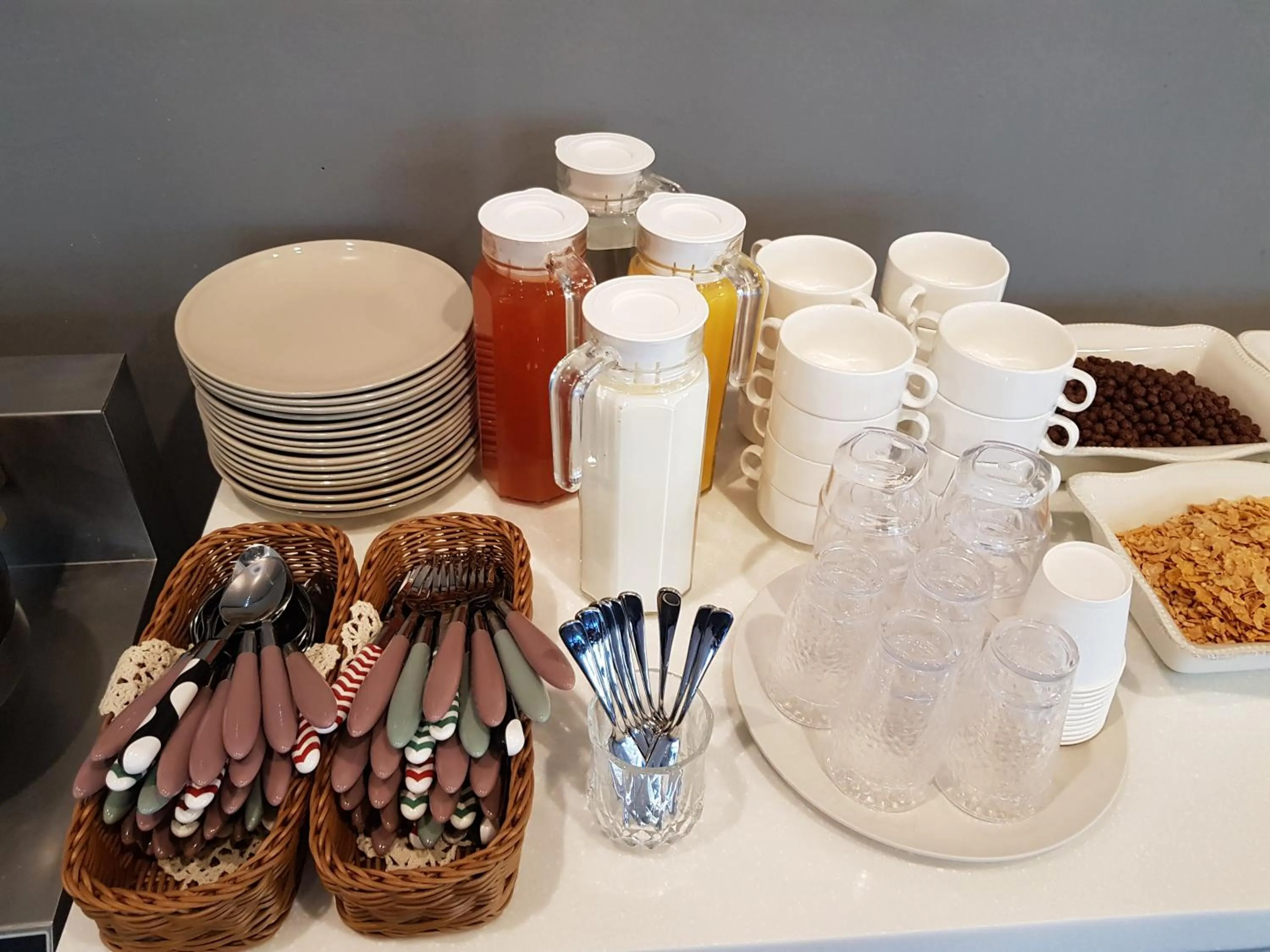 American breakfast in Maison de Geoje