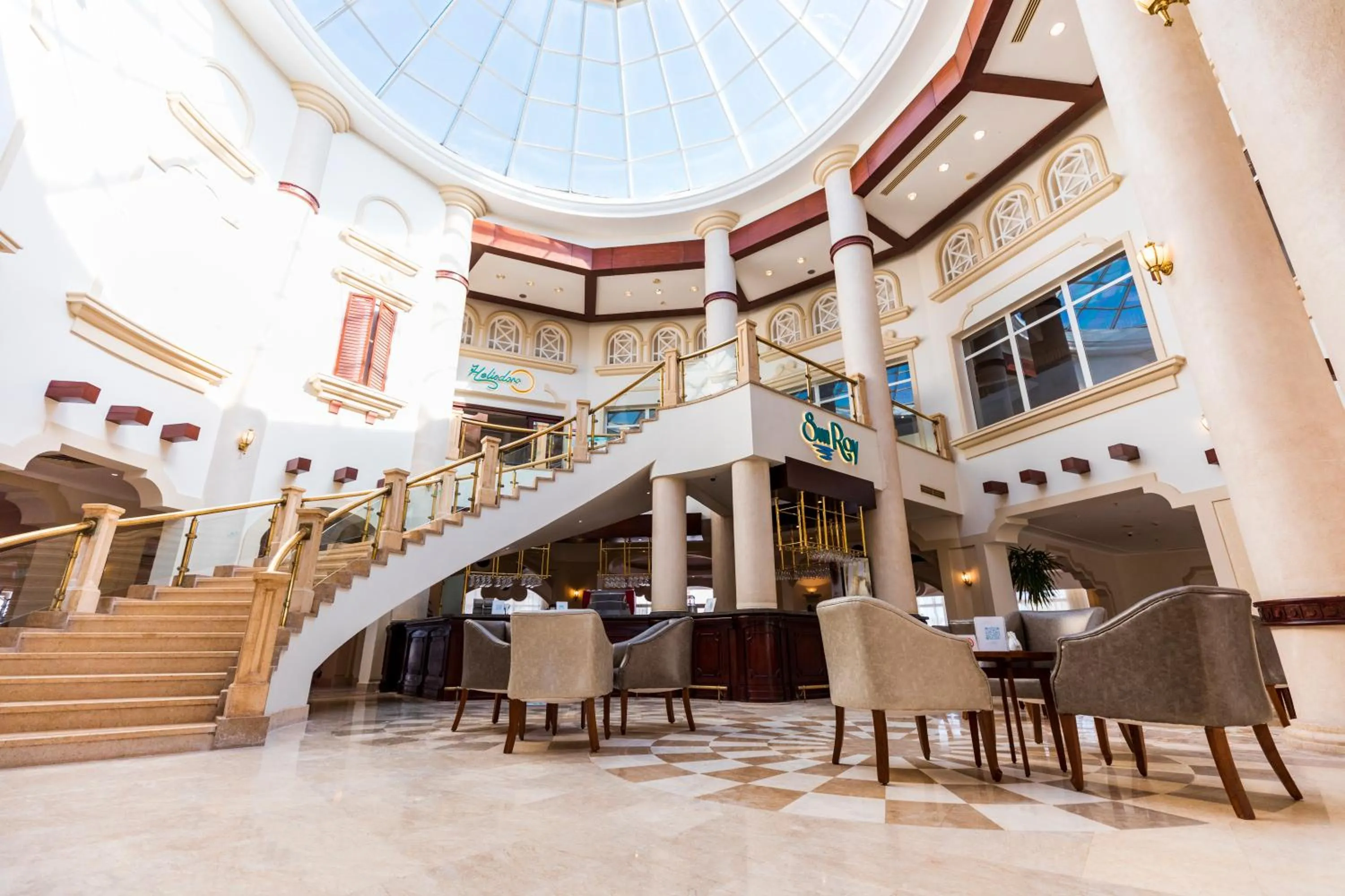 Lobby or reception in Sunrise Remal Resort