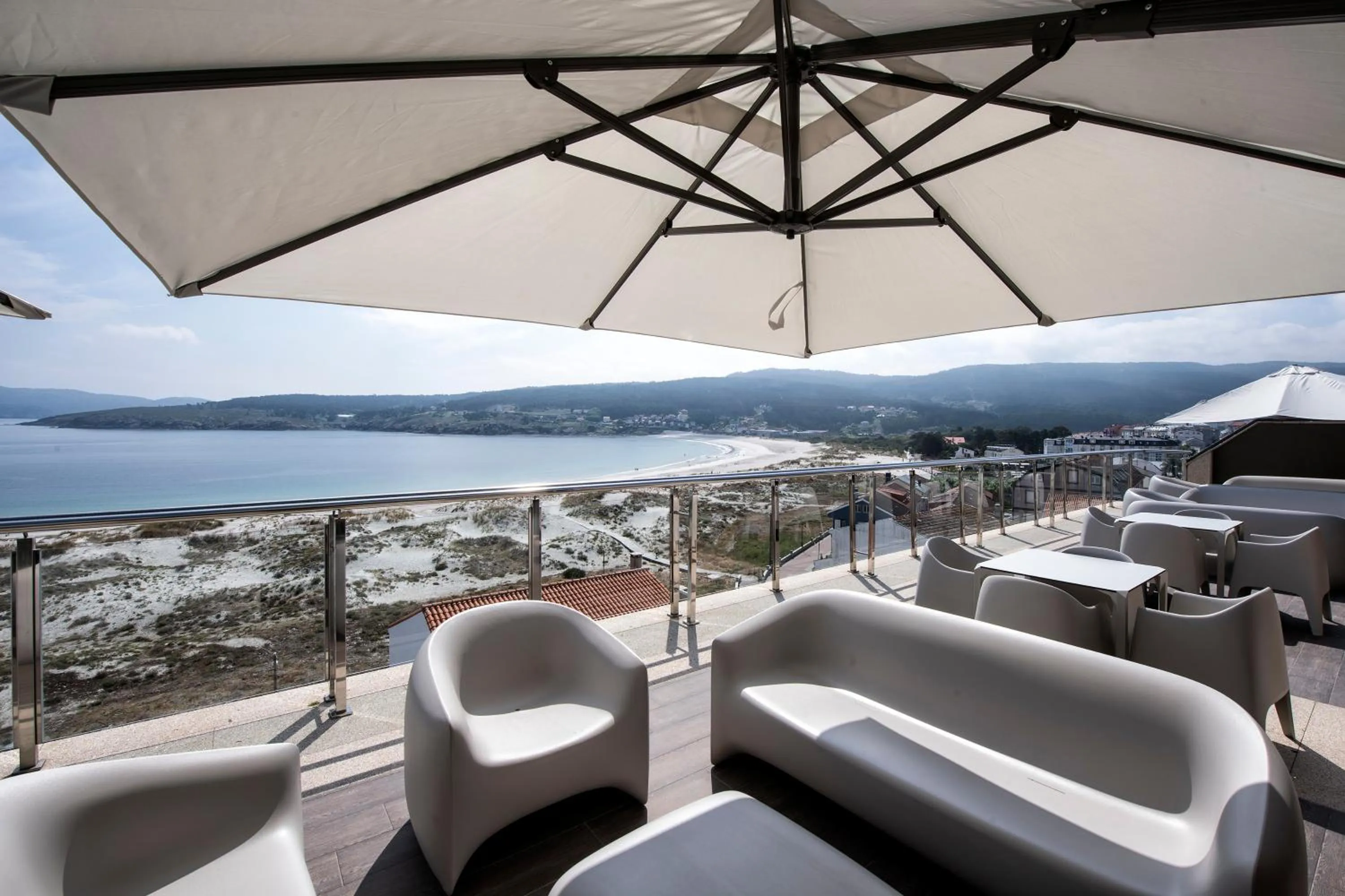 Balcony/Terrace in Apartamentos VIDA Mar de Laxe