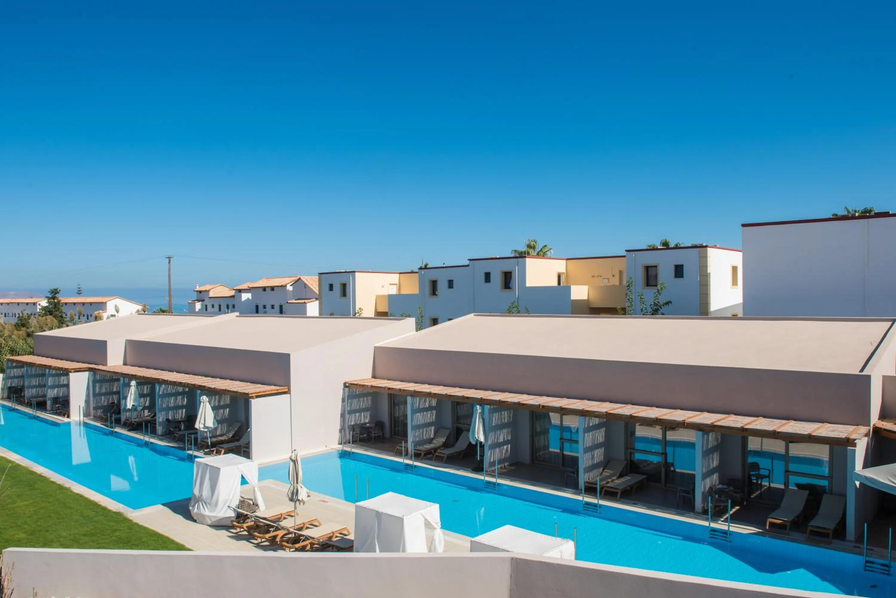 Pool view in Gouves Waterpark Holiday Resort