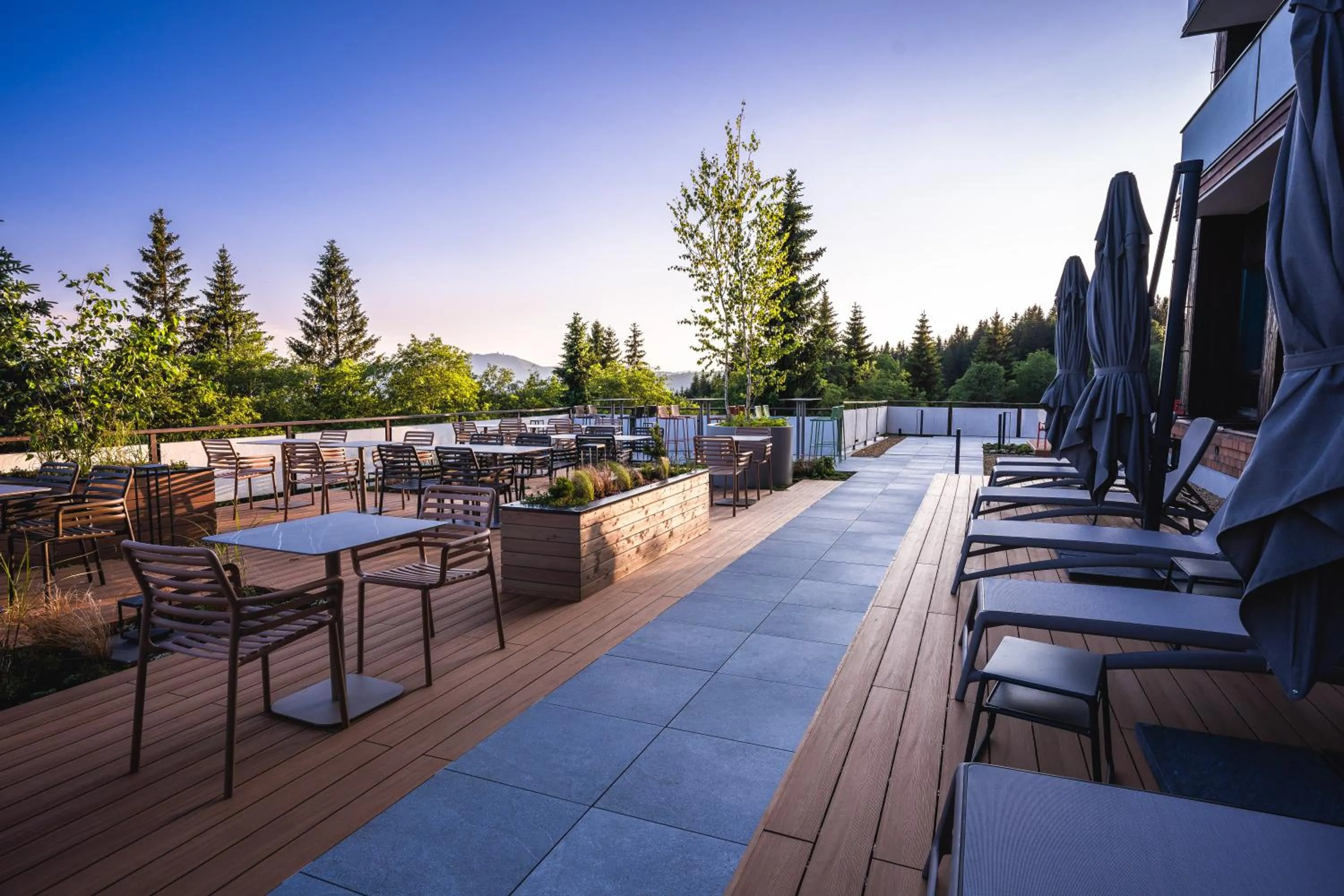 Balcony/Terrace in OREA Resort Horizont Šumava