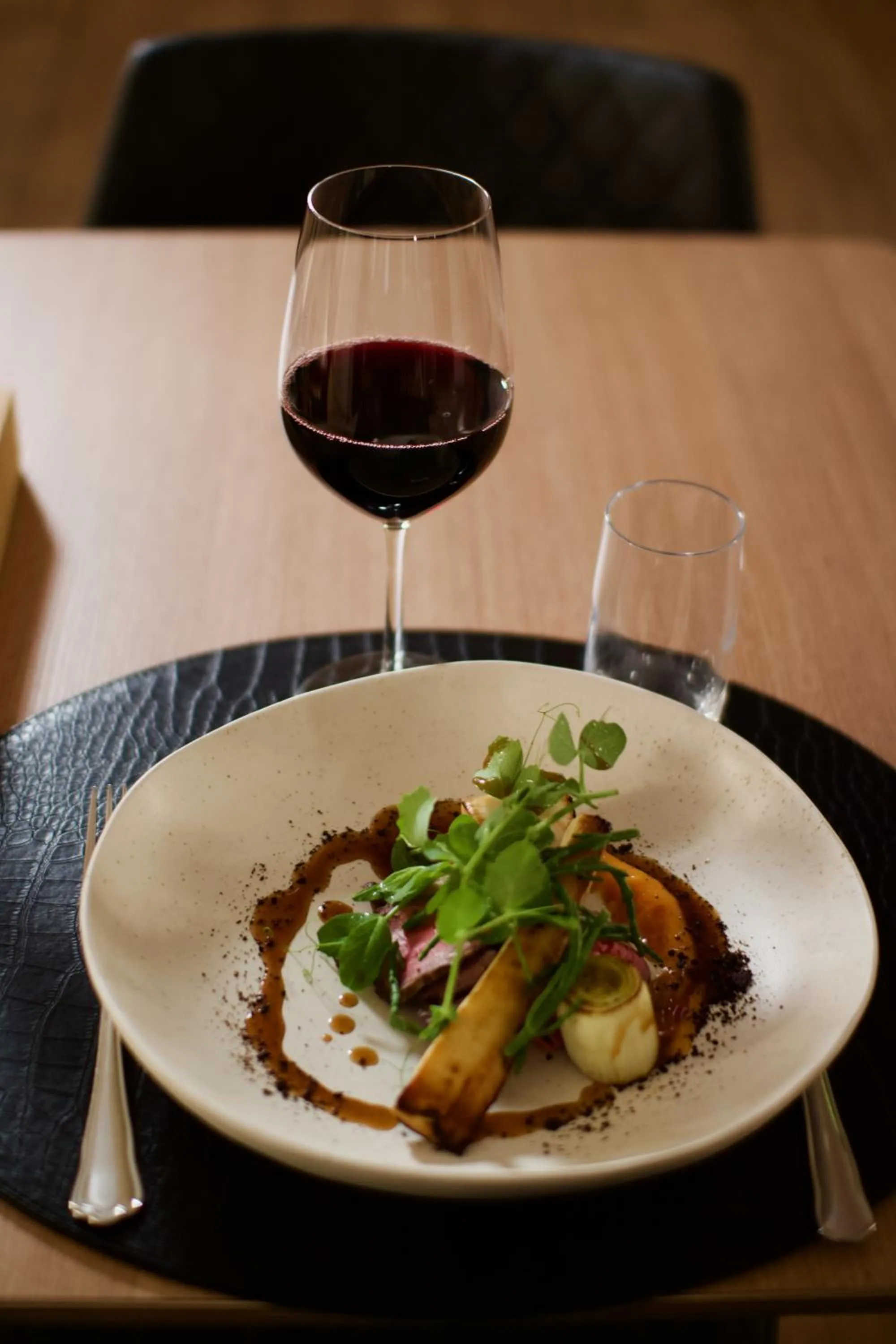 Food close-up in Hotel Falken
