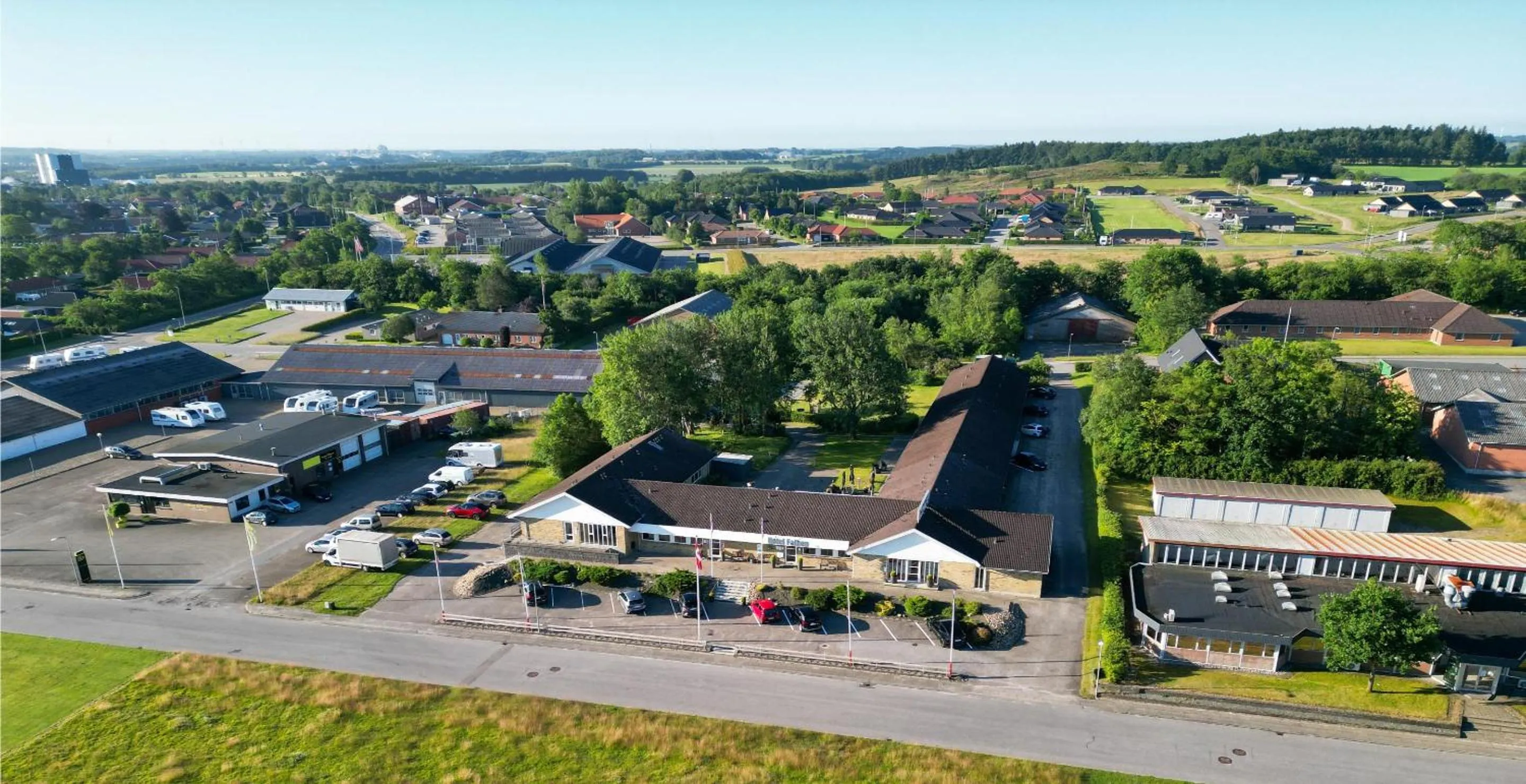 Property building in Hotel Falken