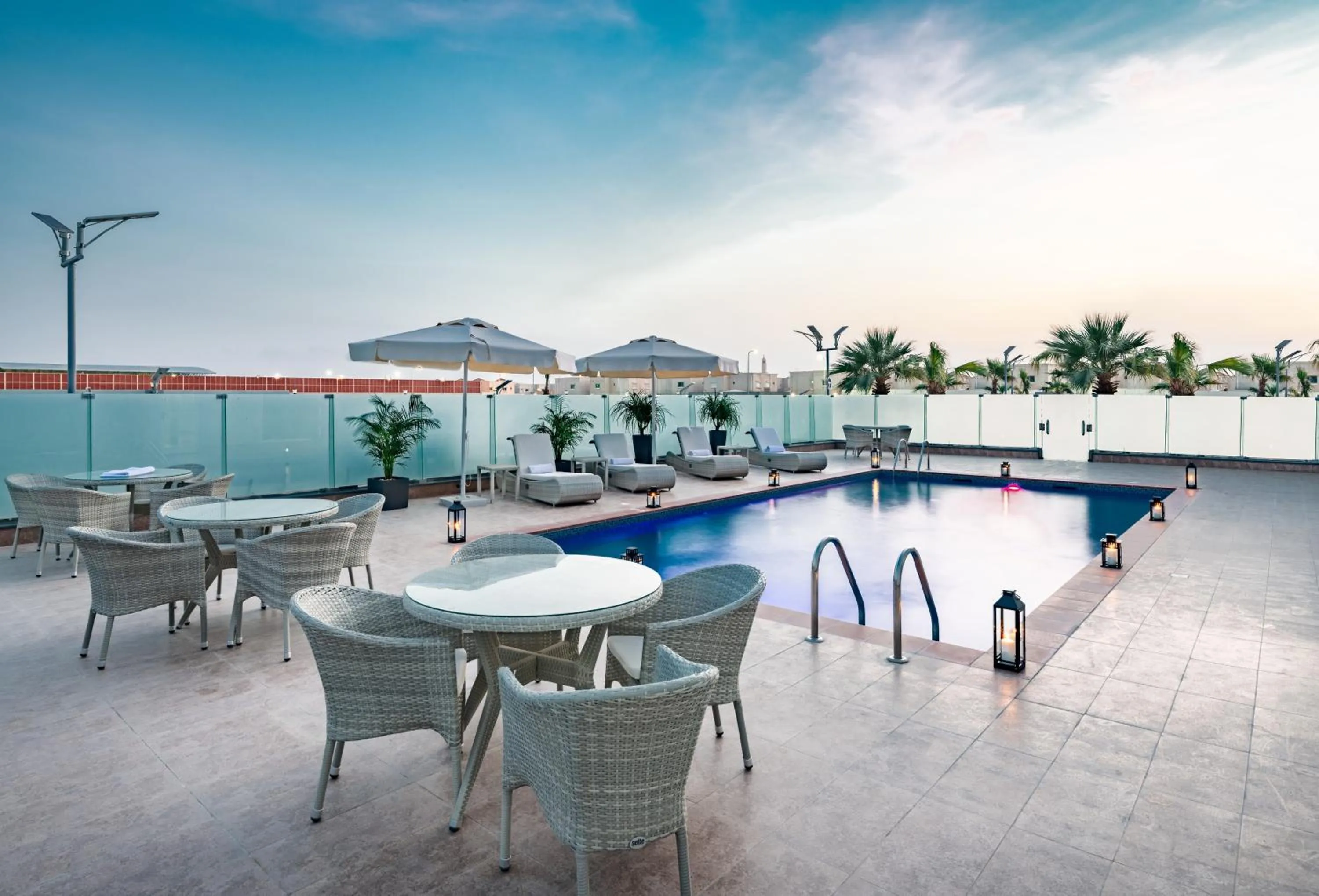 Swimming pool in Park Inn by Radisson Jubail Industrial City