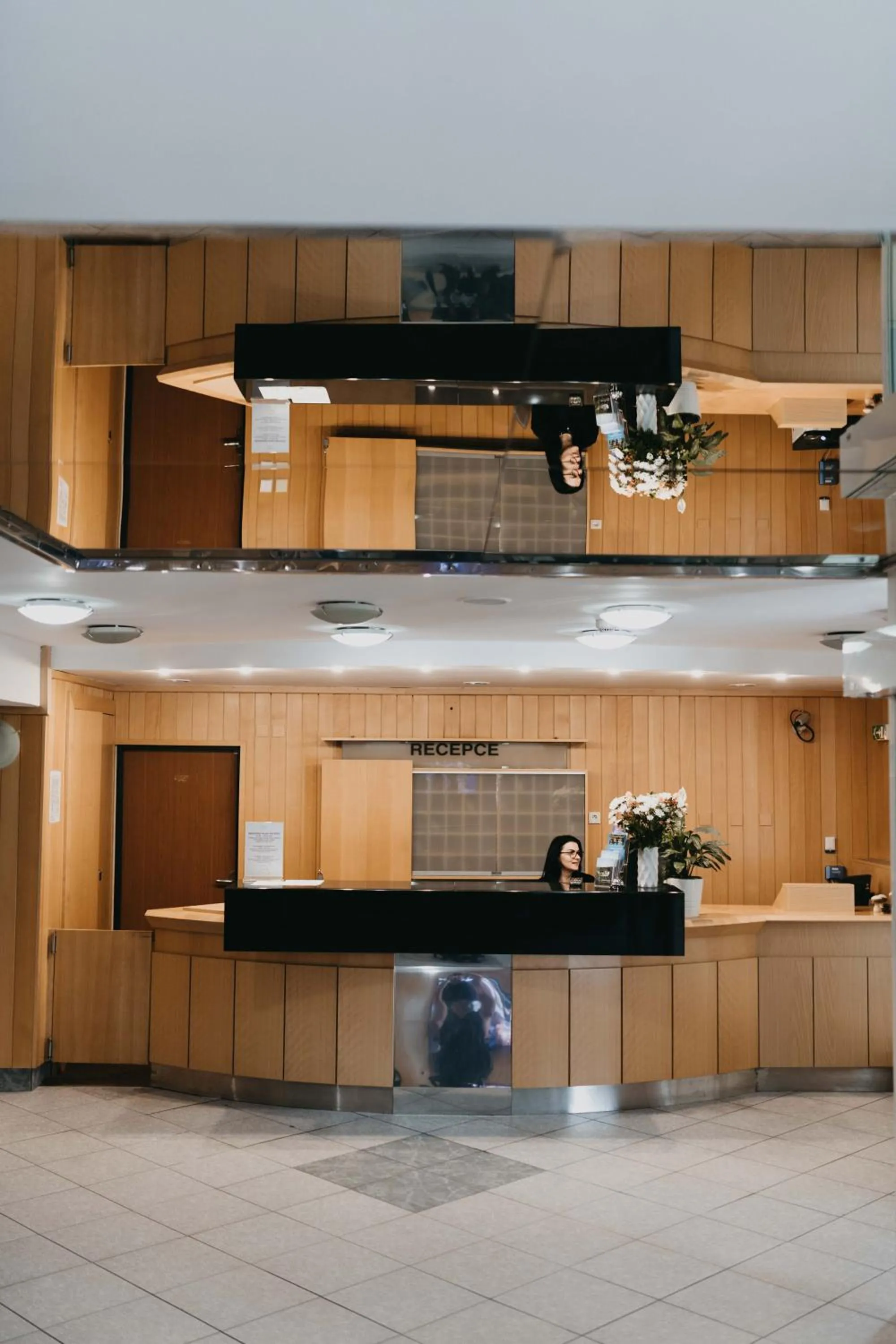 Lobby or reception in OREA Hotel Špičák Šumava