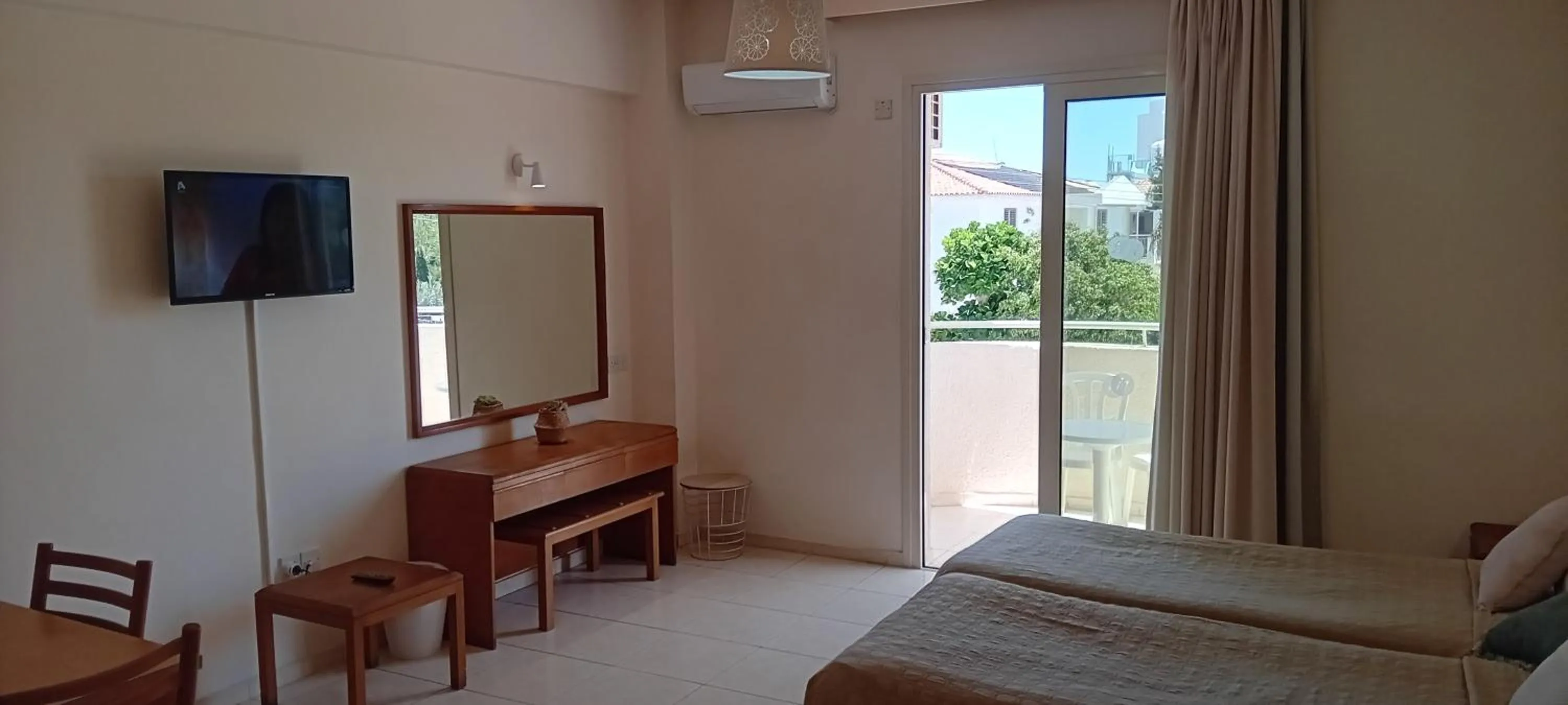 Bed in Mandalena Hotel Apartments