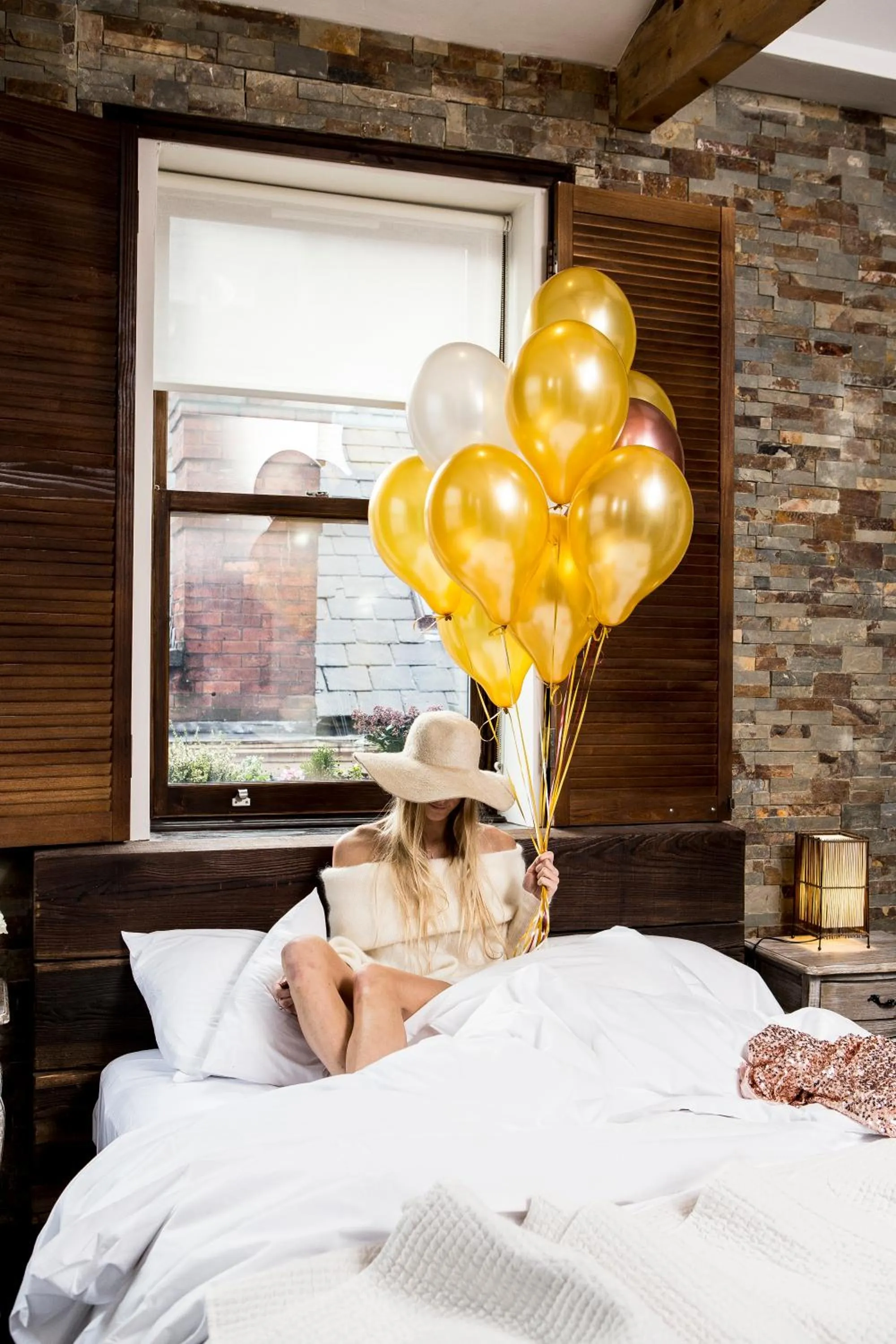 Bed in The Cow Hollow Hotel
