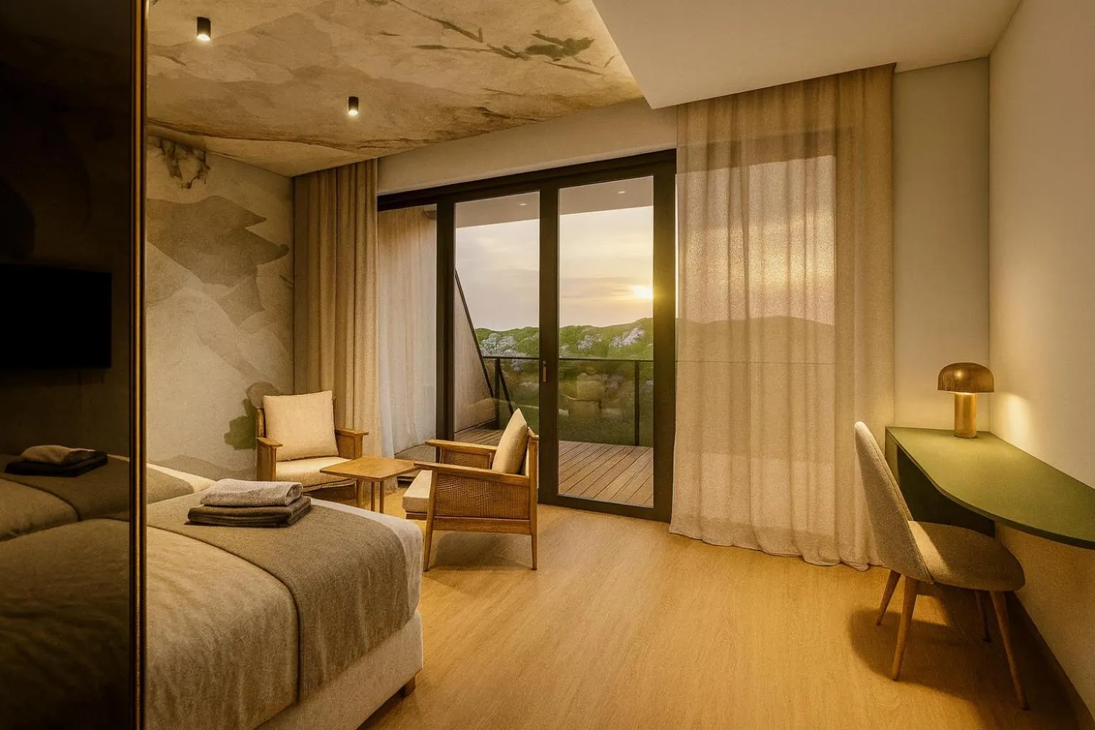 Bedroom, Bed in Hotel Degenija