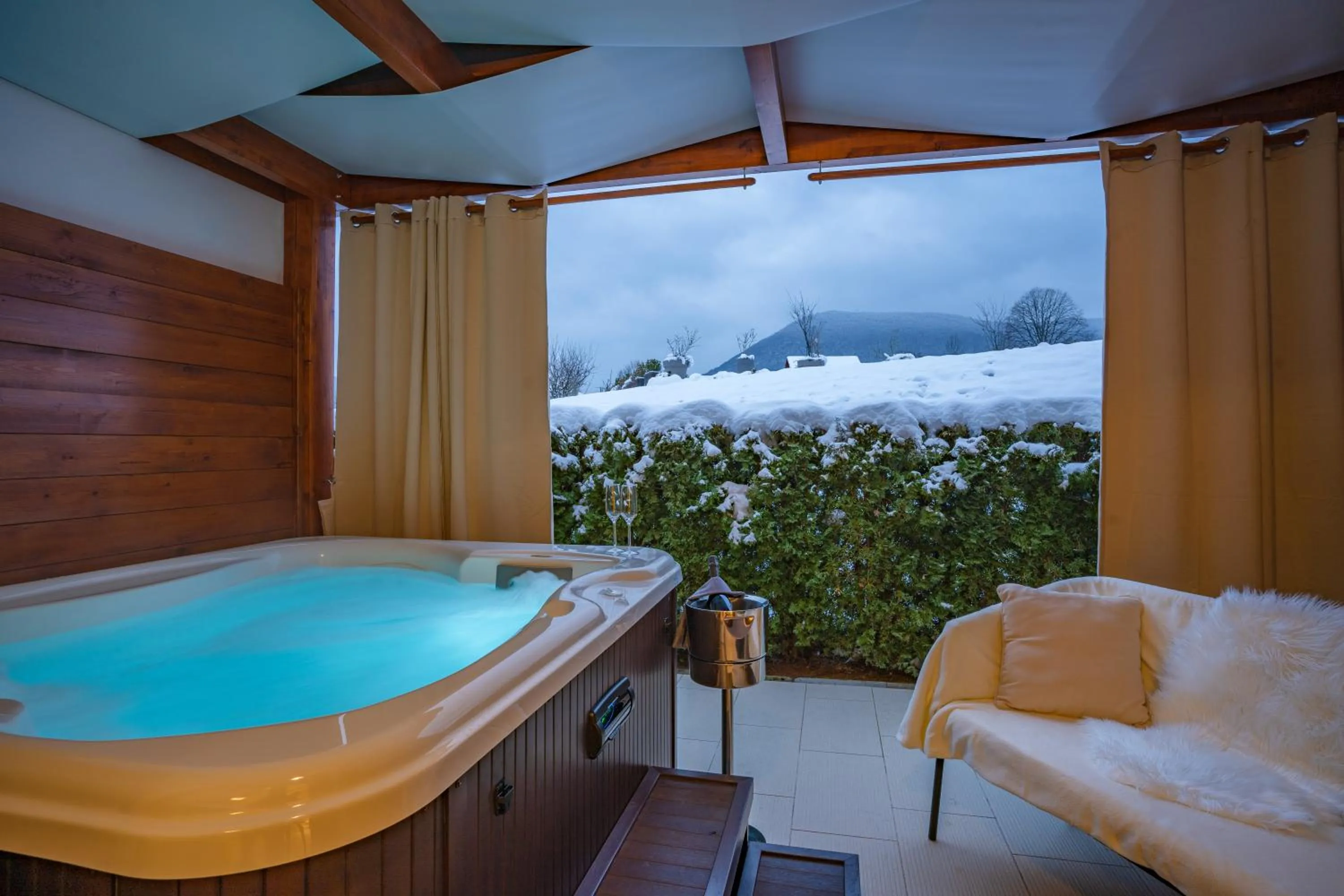 Patio in Hotel Degenija