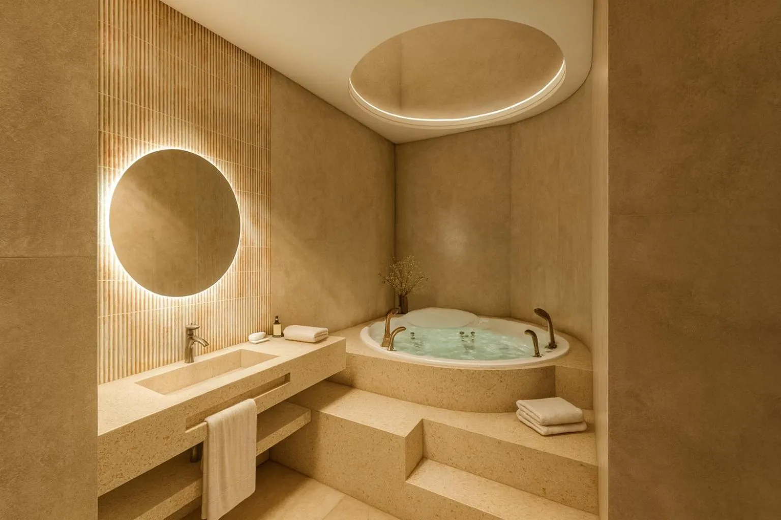 Hot Tub in Hotel Degenija