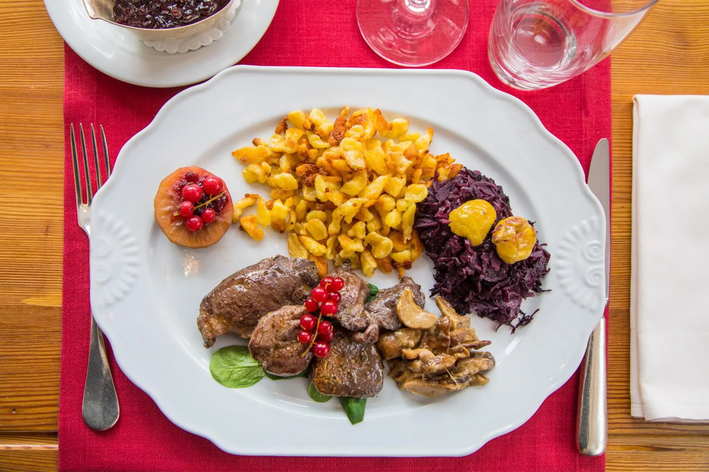 Food and drinks in Hotel Klarer