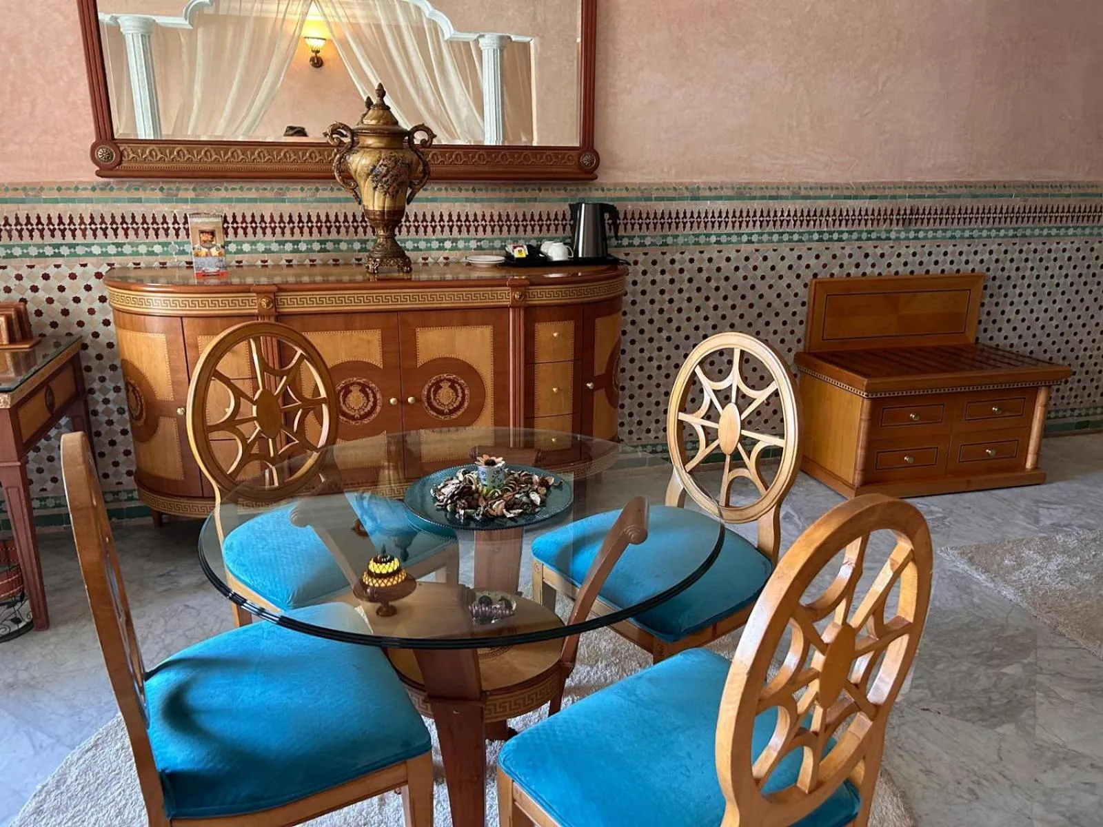 Living room in Zalagh Parc Palace