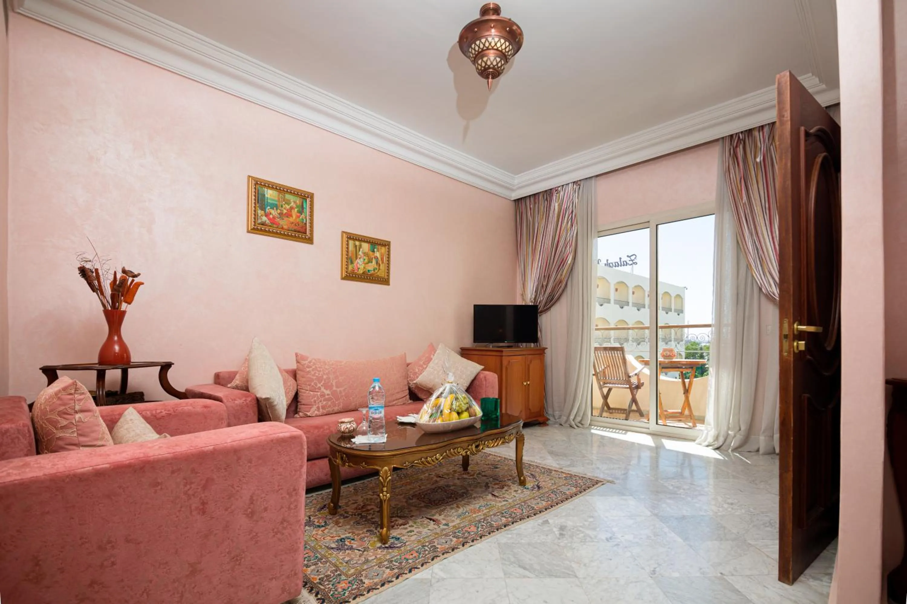 Living room in Zalagh Parc Palace