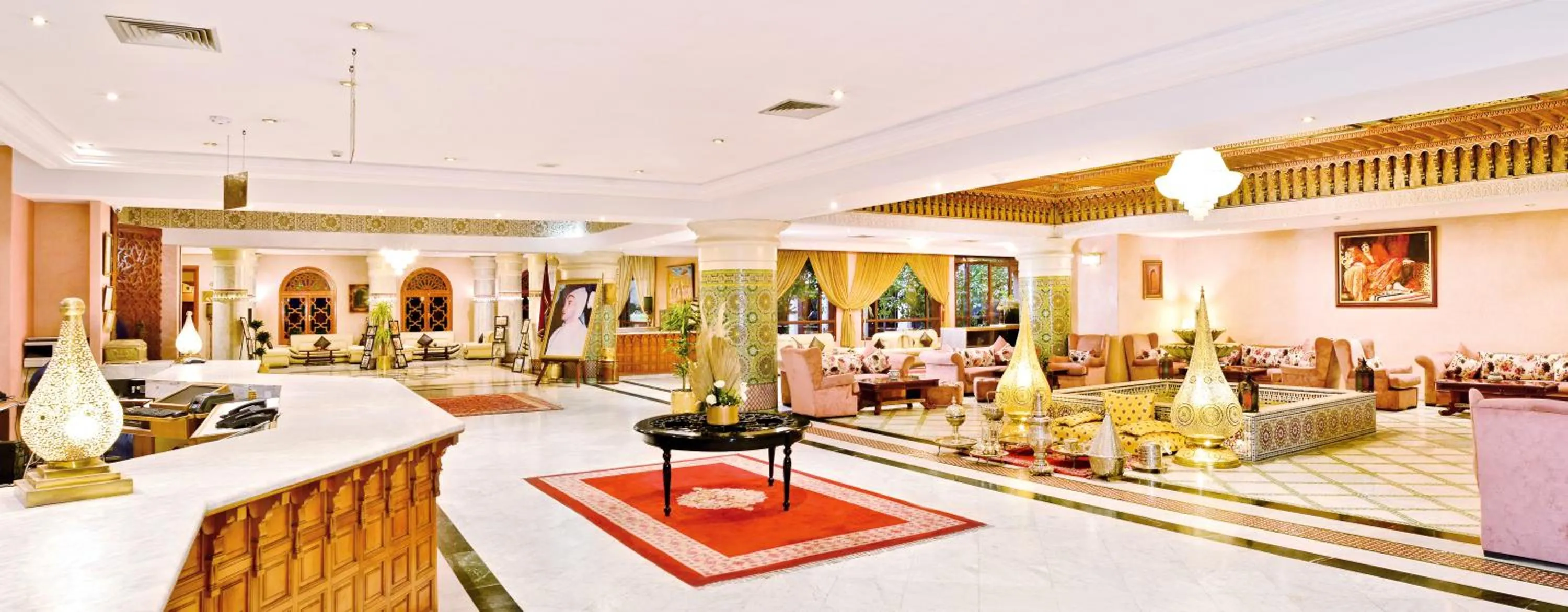 Lobby or reception in Zalagh Parc Palace
