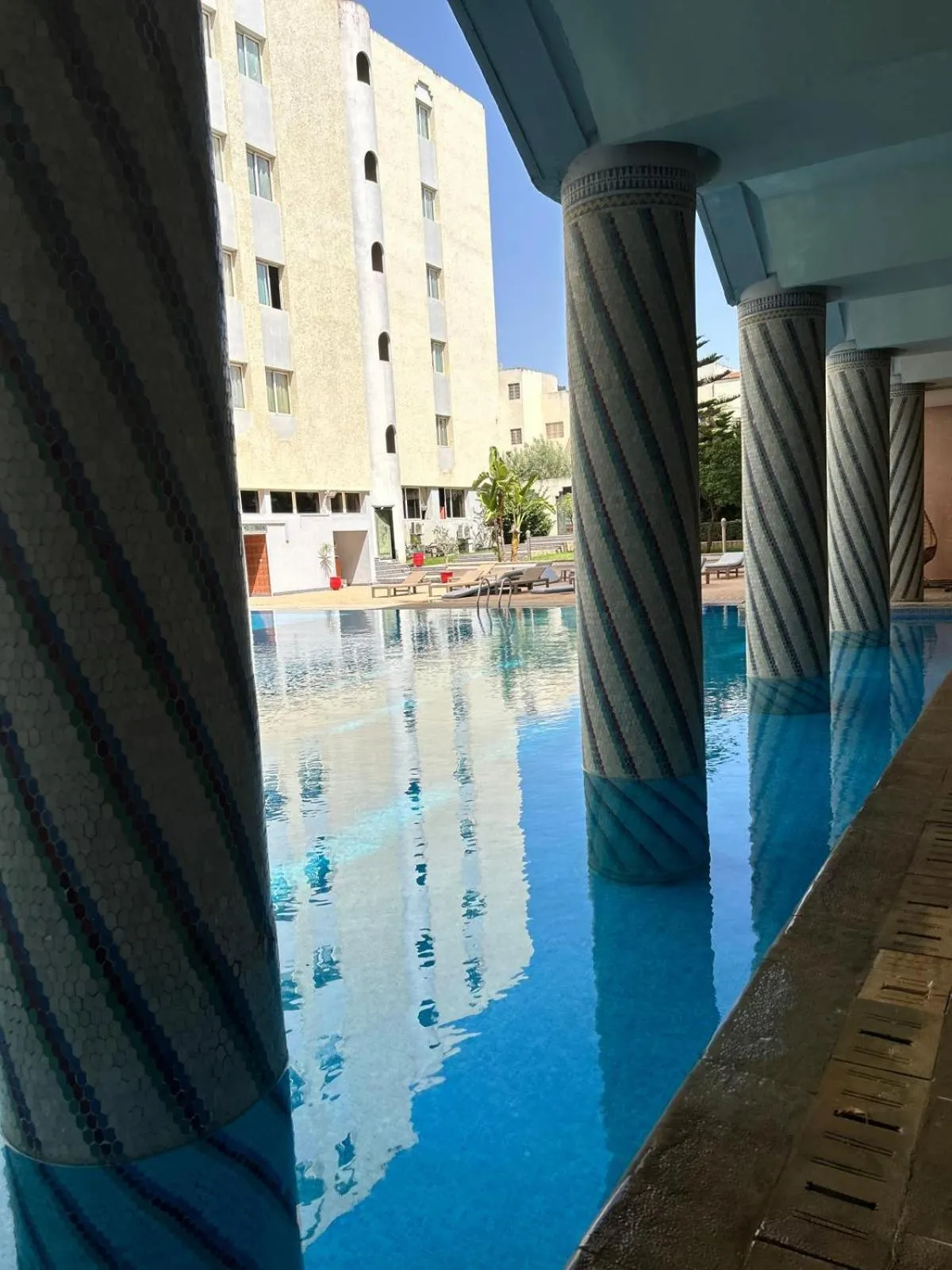 Swimming pool in Zalagh Parc Palace