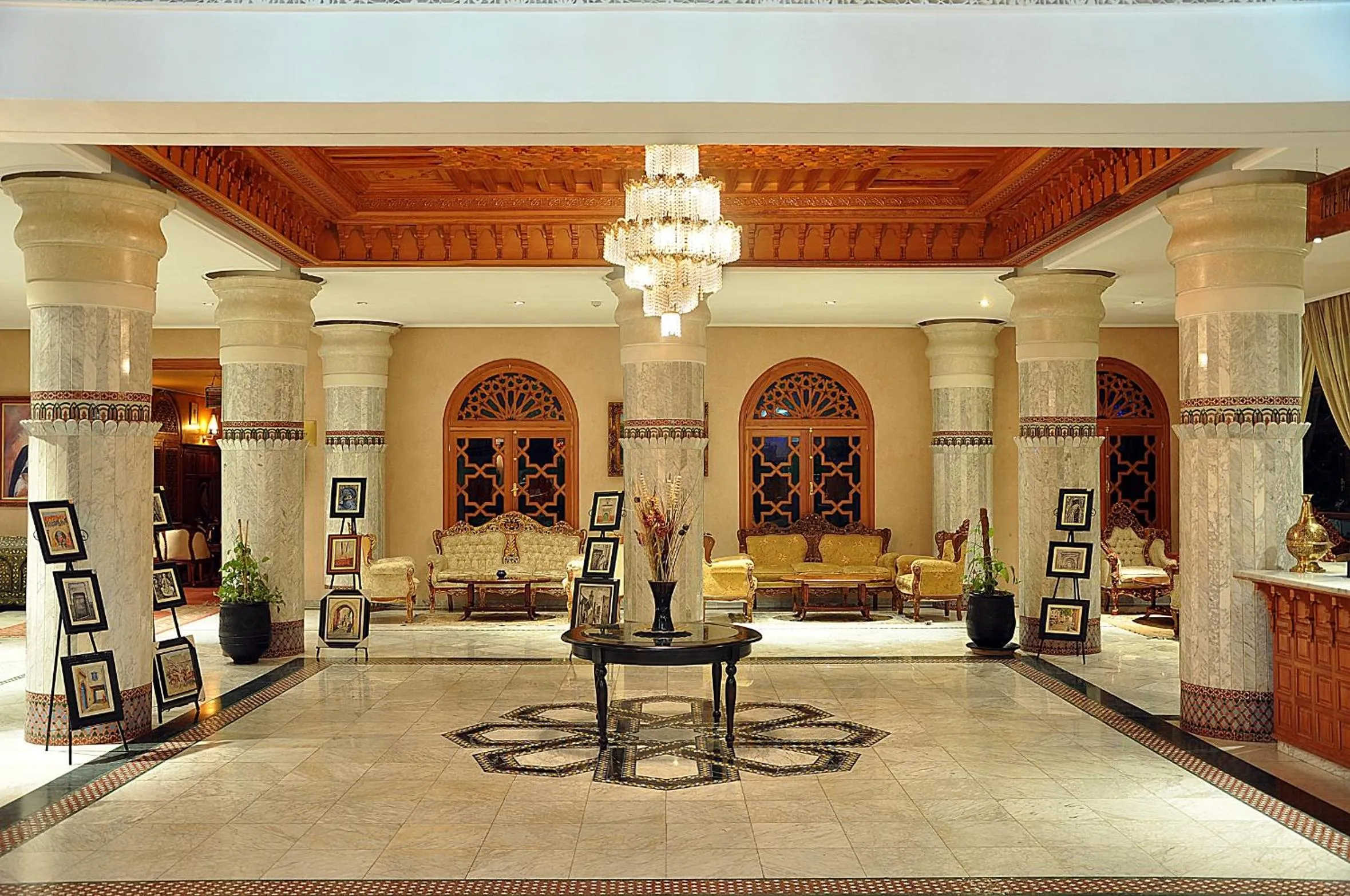Lobby or reception in Zalagh Parc Palace