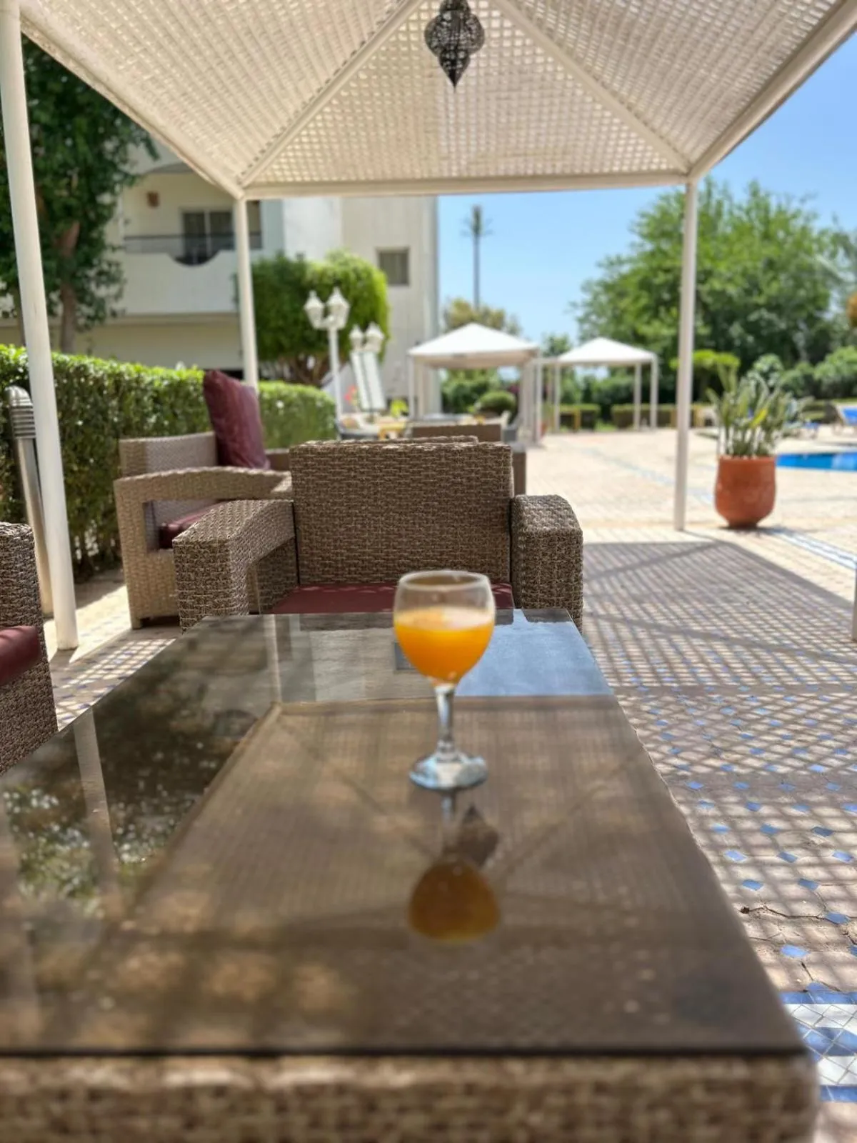 Swimming pool in Zalagh Parc Palace