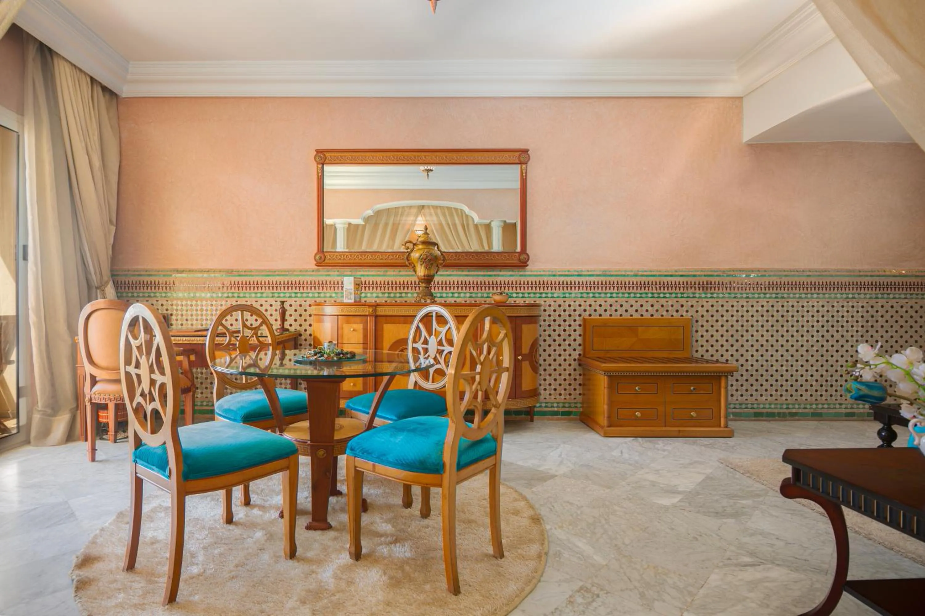 Seating area in Zalagh Parc Palace