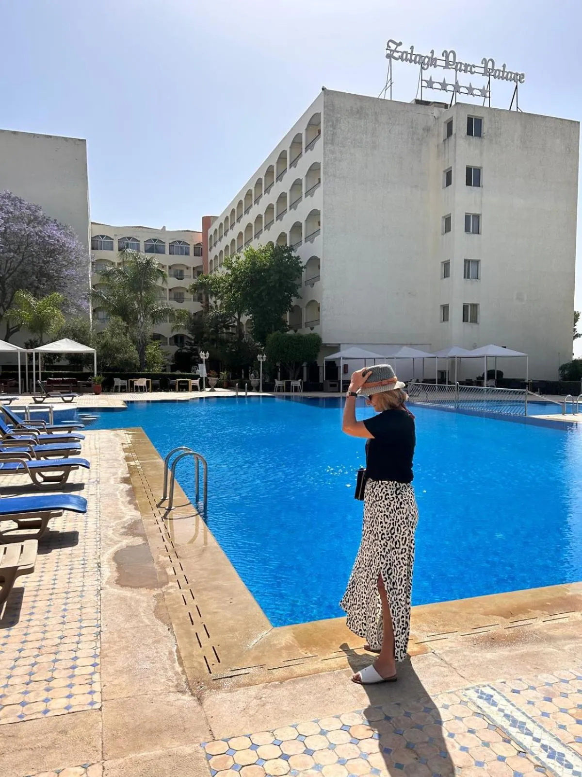 Swimming pool in Zalagh Parc Palace