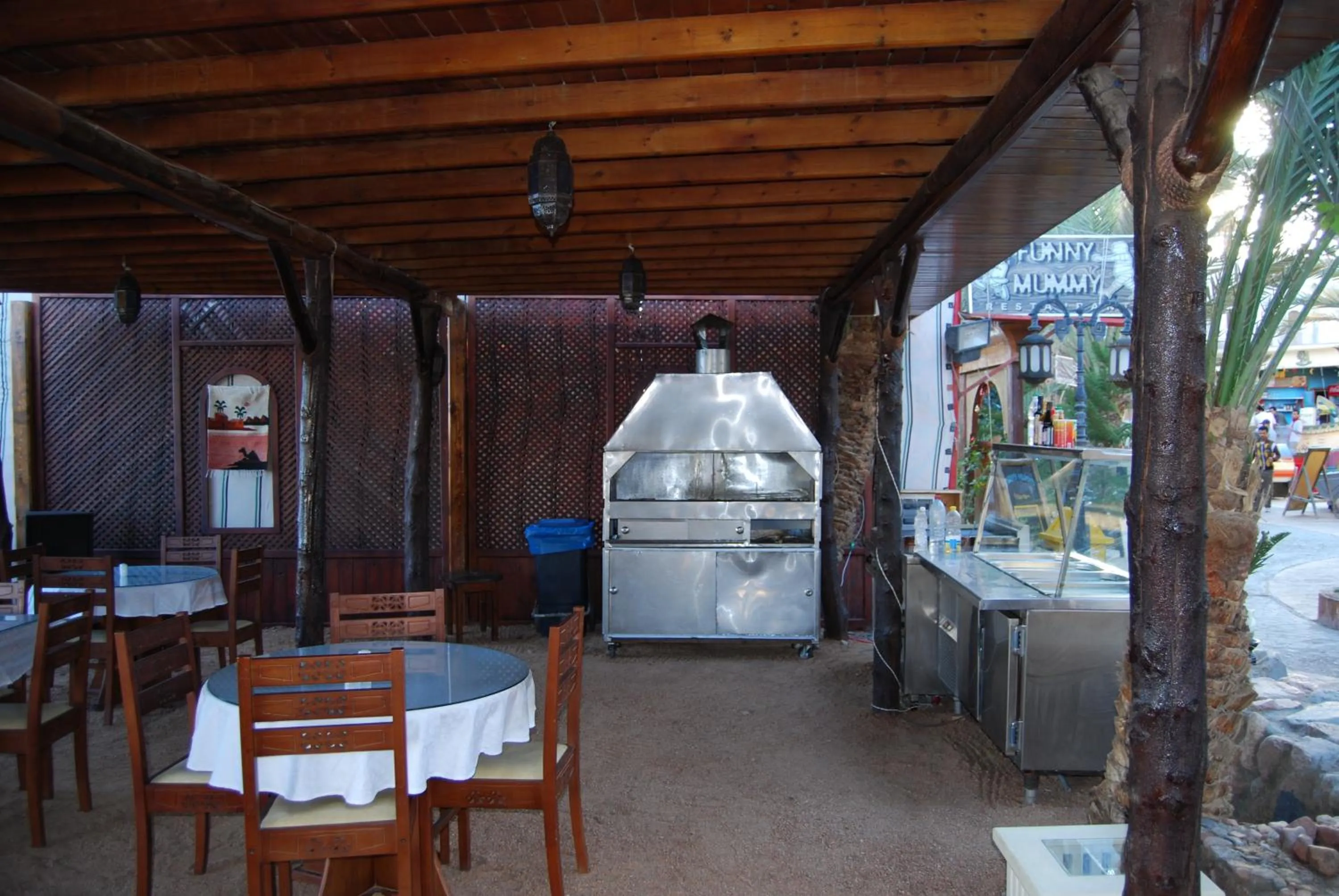 BBQ facilities in Acacia Dahab Hotel